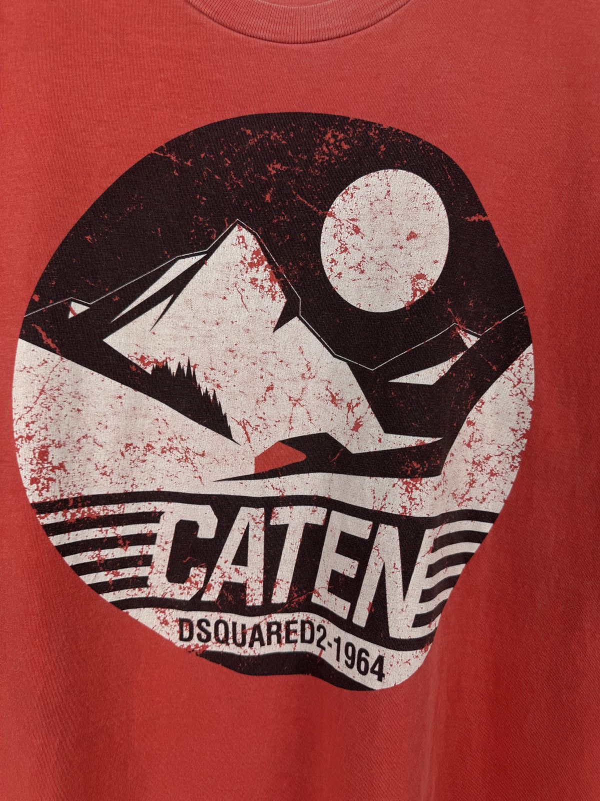 Dsquared2 Dsquared2 CATEN Graphic T-Shirt Red Men’s Size XL Size US XL / EU 56 / 4 - 5 Thumbnail