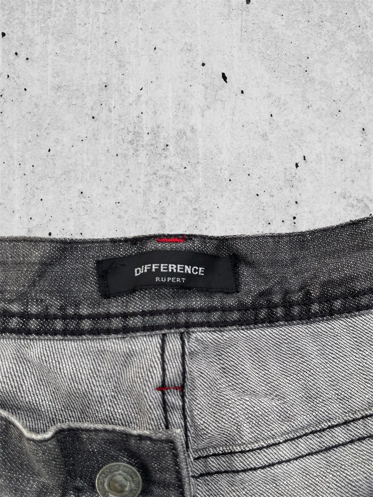 Designer × Jean 🔥 Difrrence Rupert Rusty Distressed Denim W35🔥 Size US 35 - 10 Thumbnail