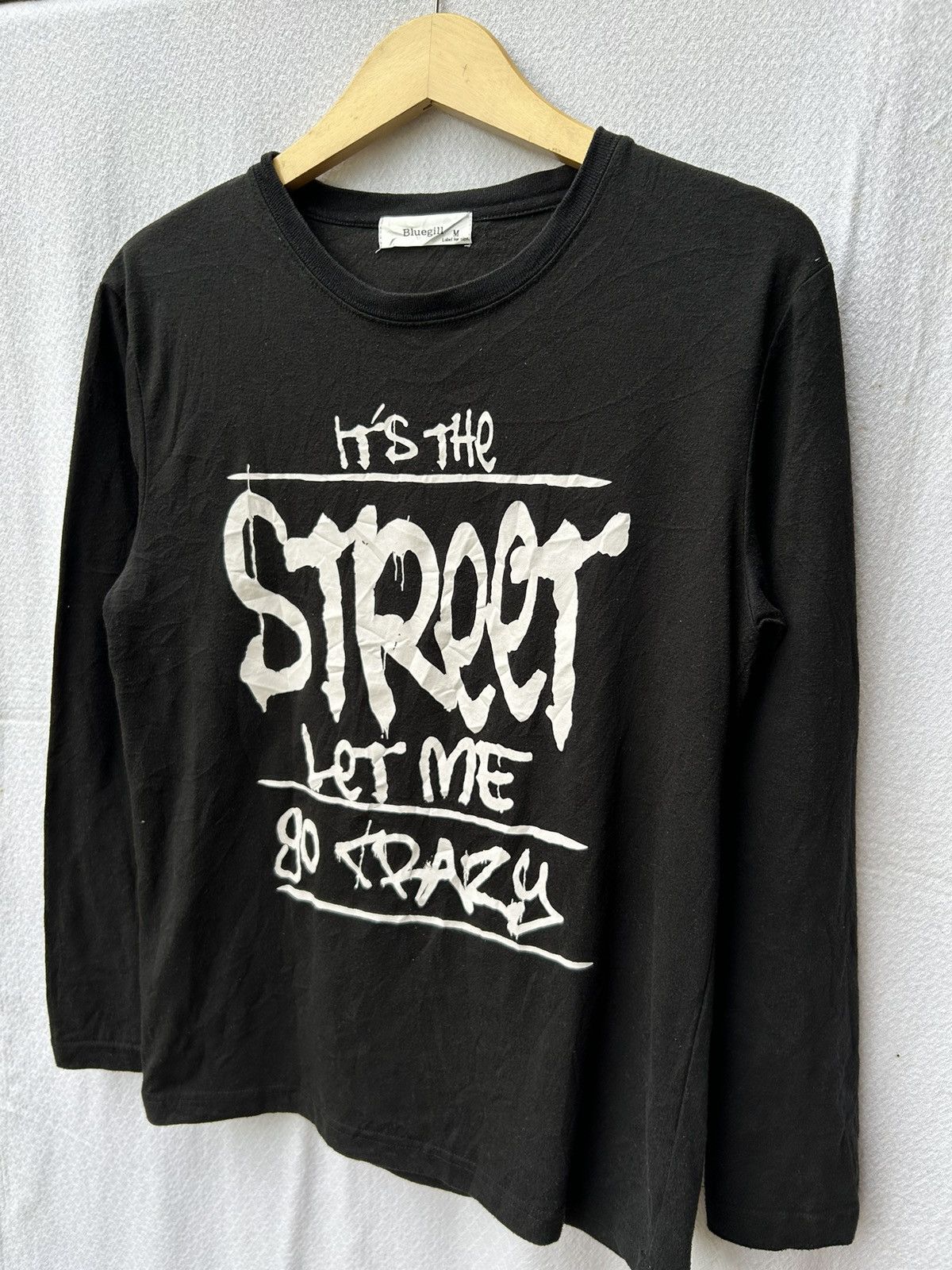 If Six Was Nine × Japanese Brand × Le Grande Bleu (L.G.B.) Bluegill japanese style poem longsleeve Size US M / EU 48-50 / 2 - 3 Thumbnail