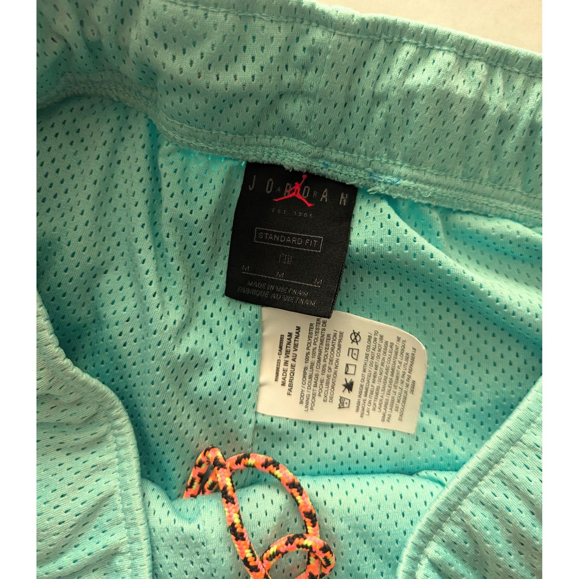 Nike Nike Jordan Men's Basketball Shorts Standard Fit Teal Size M Size US 34 / EU 50 - 5 Thumbnail