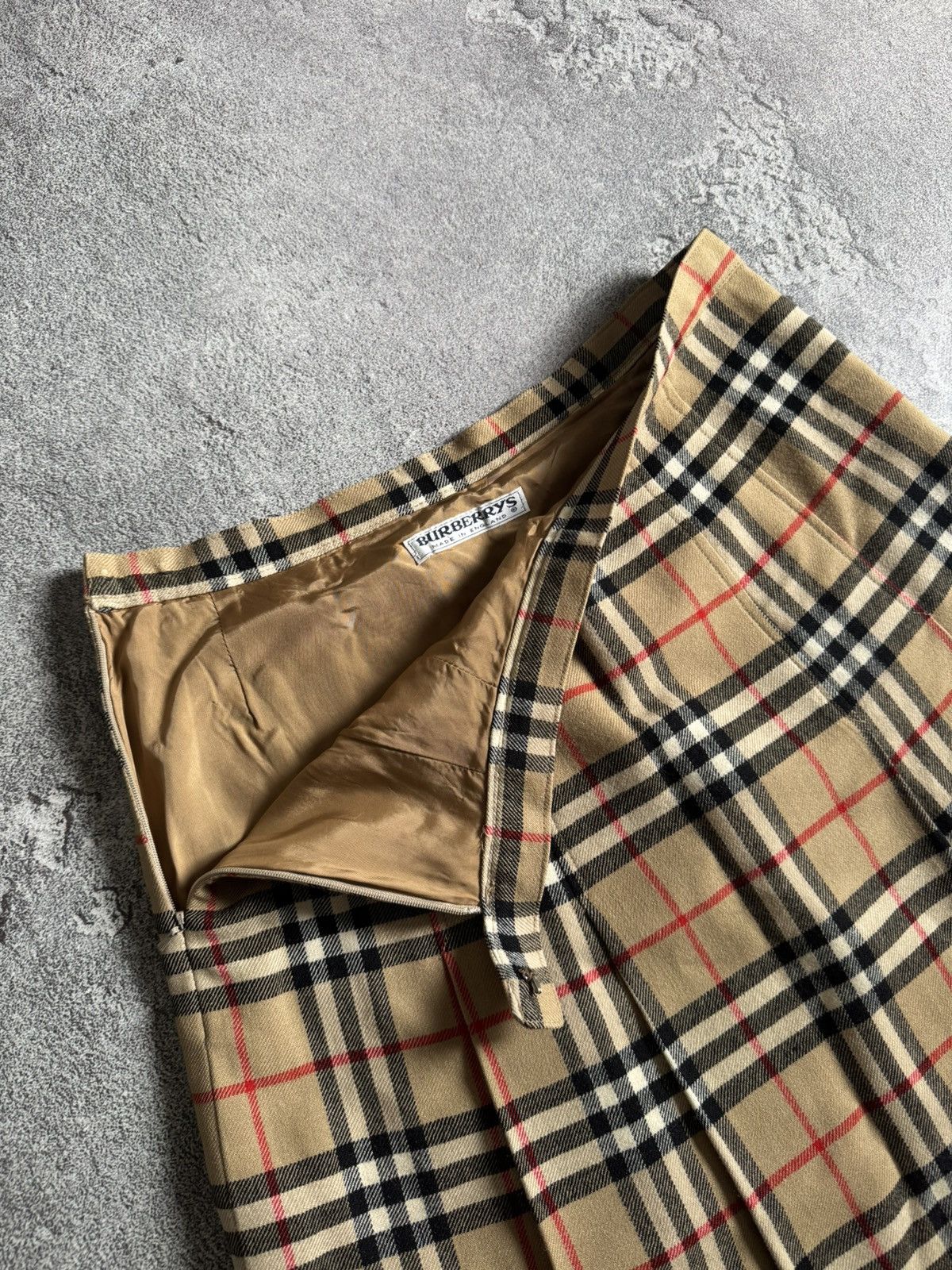Burberry × Vintage Burberry nova check Chekered long skirt casual Burberrys 90s Size 25" / US 0 / IT 36 - 2 Thumbnail