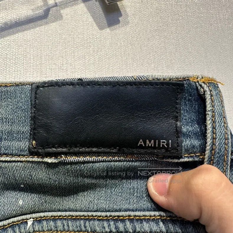 Amiri Amiri Size 31 Multi-element badge washes out jeans Size US 31 - 6 Thumbnail