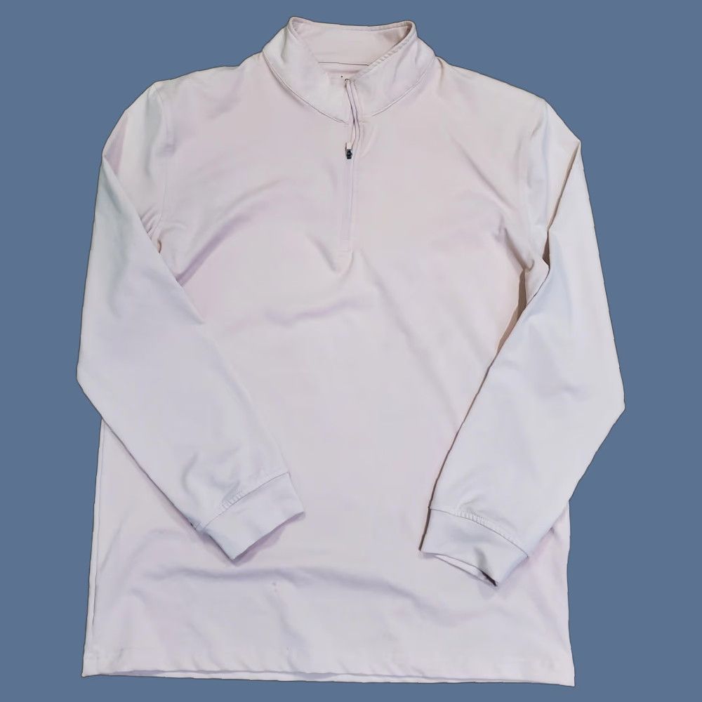 Pinko GreenSide Pullover Mens Large Pink 1/4 Zip Long Sleeve Golf Shirt Performance Size US L / EU 52-54 / 3 - 1 Thumbnail