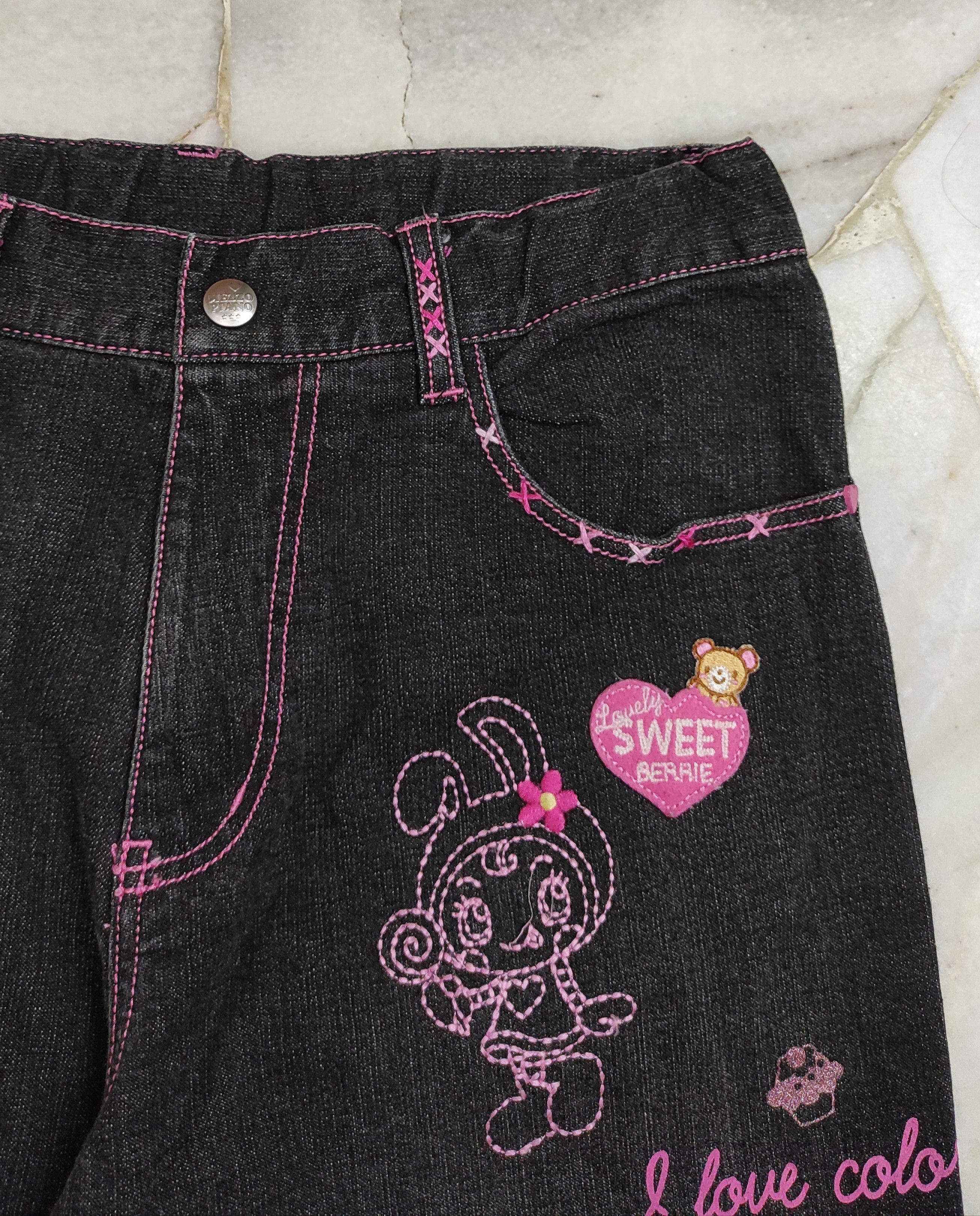 Japanese Brand Fw2000 I LOVE MEZZO PIANO JEANS Size 28" / US 6 / IT 42 - 10 Thumbnail