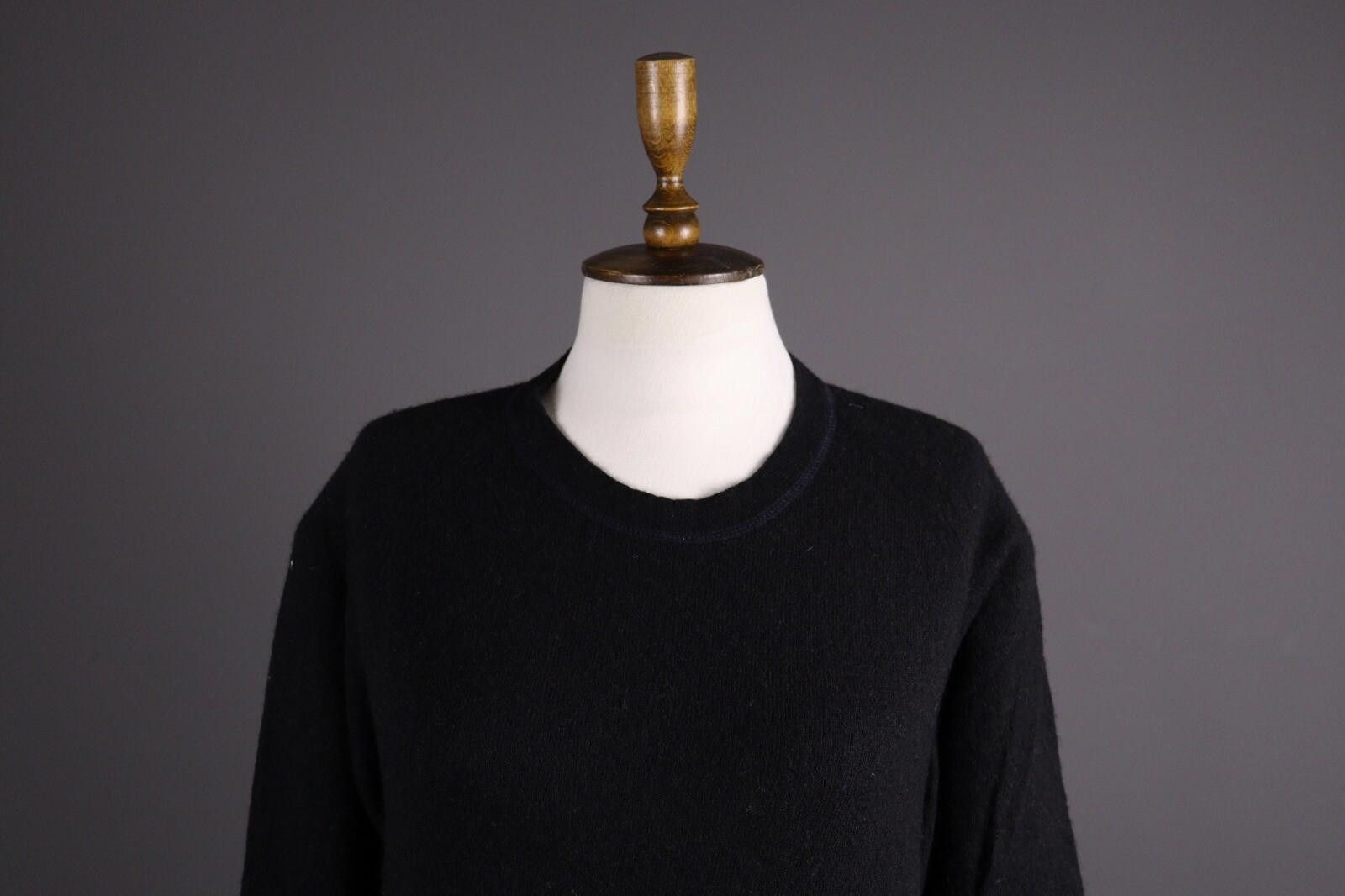 Nudie Jeans Nudie Jeans Black Wool Knit Long Sleeve Sweater Size M Size M / US 6-8 / IT 42-44 - 2 Thumbnail