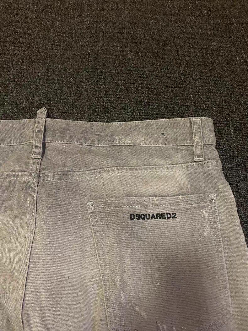 Dsquared2 Dsquared2 Grey Distressed Jeans Size US 38 / EU 54 - 5 Thumbnail