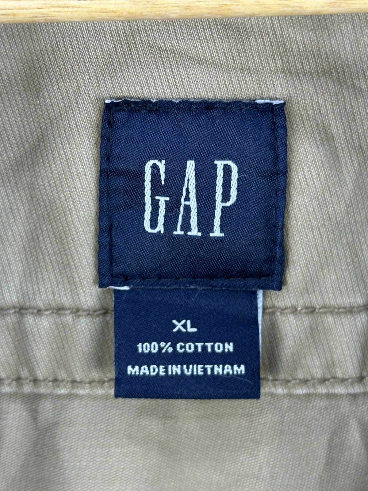 Gap Vintage Y2K Gap Khaki Utility Tactical Jacket Size US XL / EU 56 / 4 - 12 Thumbnail
