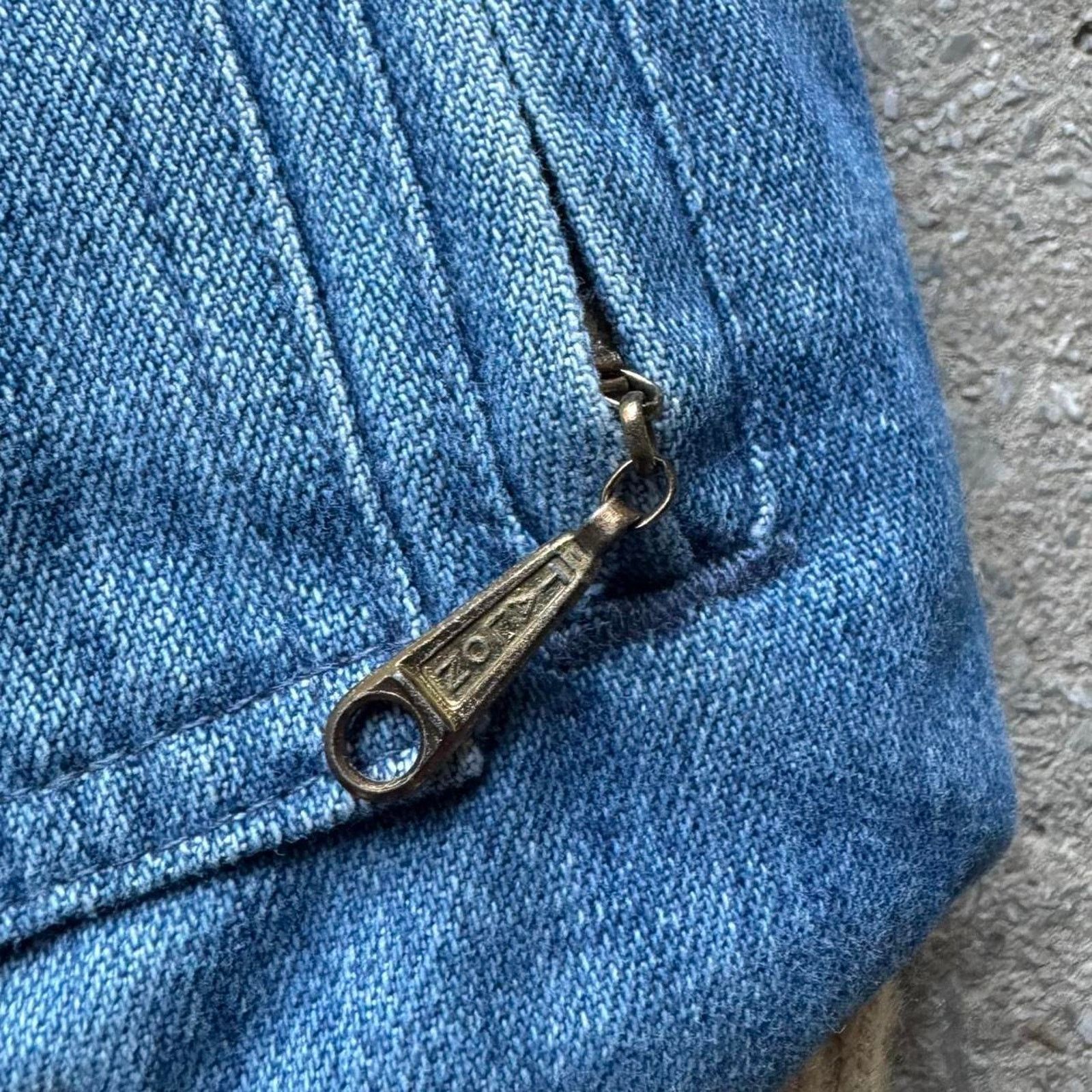 Levi's 70s Levi’s Faux Fur Lined Denim Bomber Jacket Size US S / EU 44-46 / 1 - 8 Thumbnail