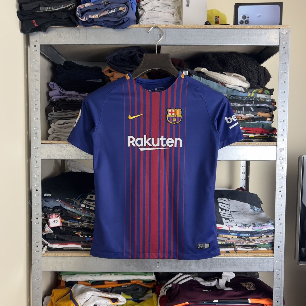 Nike Rare! F.C Barcelona Nike Soccer Jersey Away Home Shirt Size US S / EU 44-46 / 1 - 1 Thumbnail