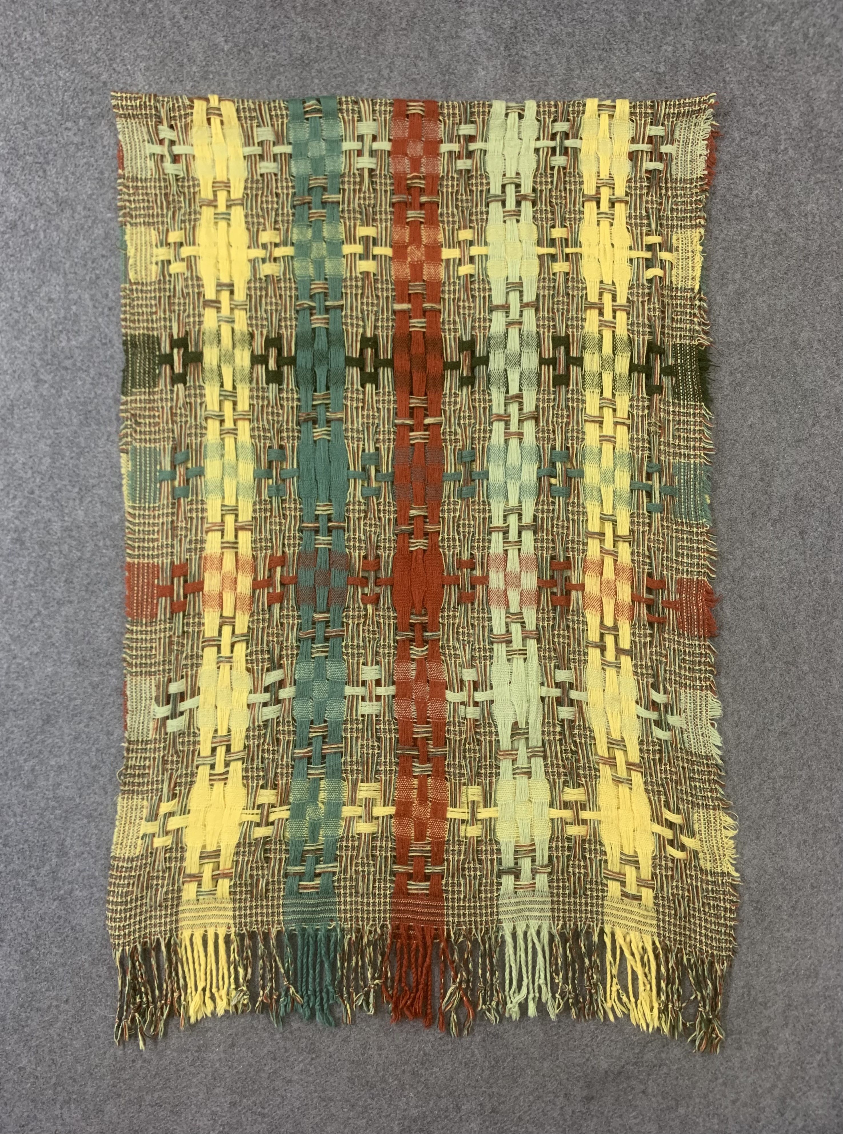 Vintage Vintage Scarf Wool Muffler Neck Wrap BL9284 Size ONE SIZE - 2 Thumbnail