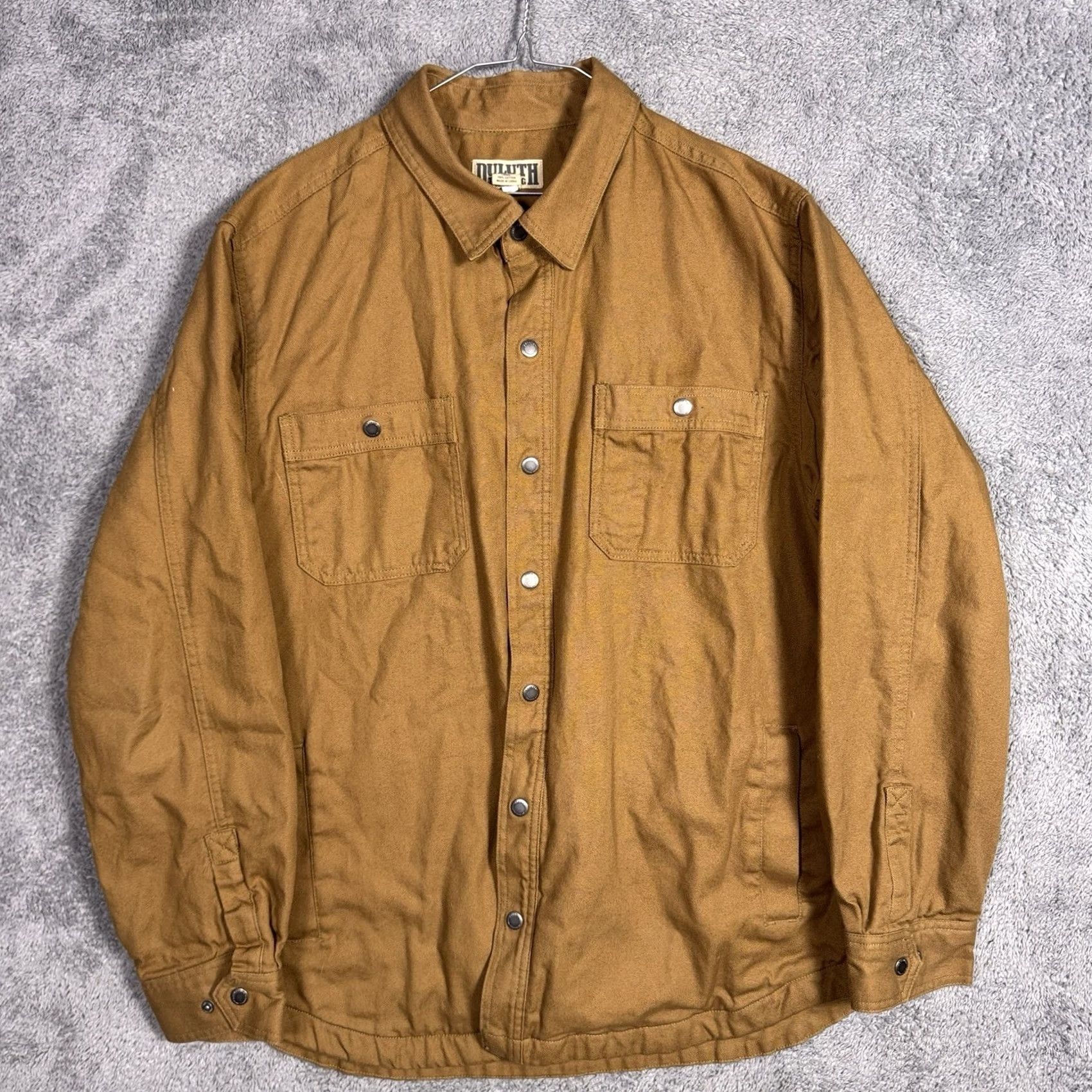Duluth Trading Company Duluth Trading Jacket Men XL Fire Hose Flannel Limber Jac Shacket Utility Canvas Size US XL / EU 56 / 4 - 2 Thumbnail