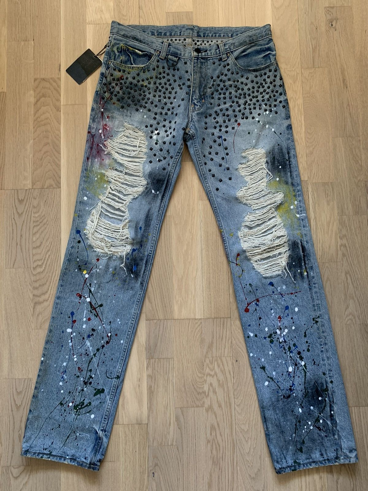 NUMBER (N)INE デニム CUT UP Number (N)ine Number(N)ine cut up ss02 jeans | Grailed