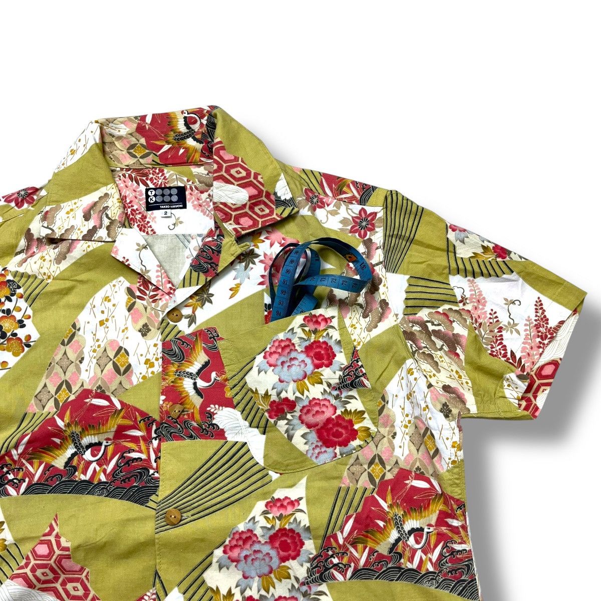 Japanese Brand Takeo Kikuchi loop collar hawaiian shirt inspired issey Size US M / EU 48-50 / 2 - 3 Thumbnail