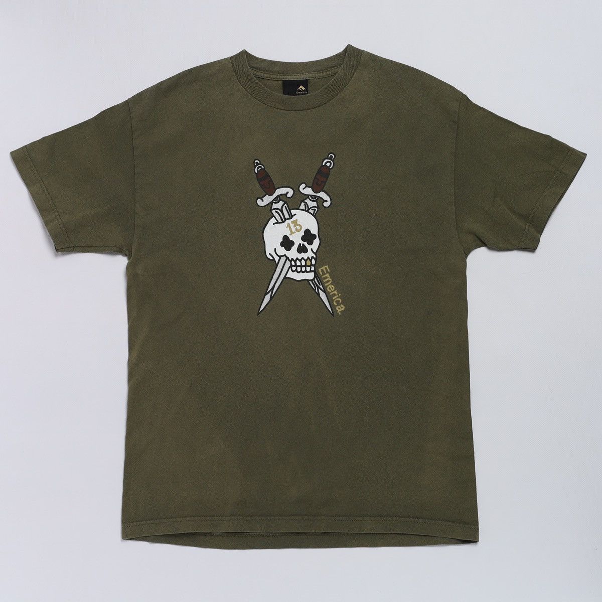 Emerica Skateboarding Tee USA T-shirt Faded