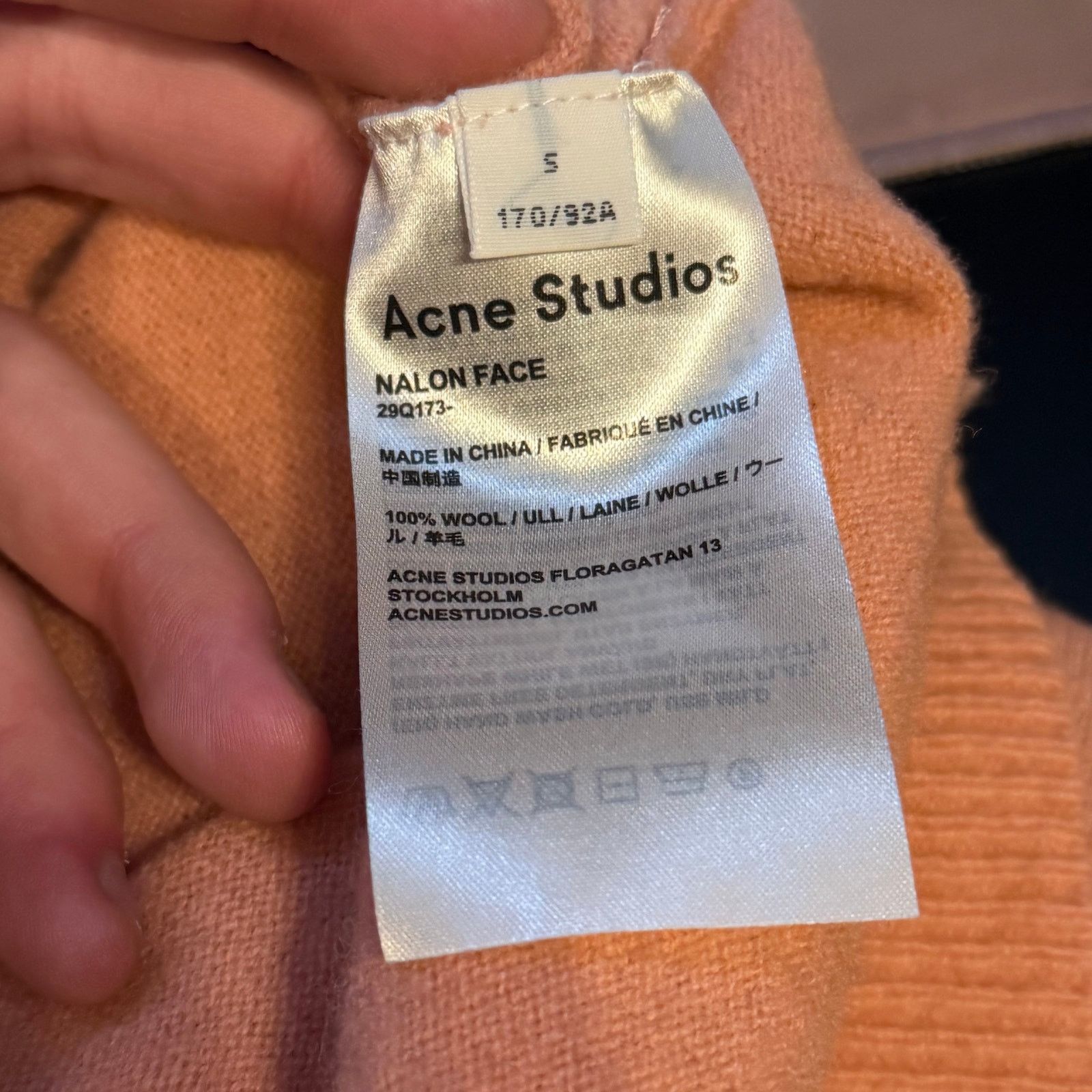 Acne Studios Acne Studios Face Logo Crewneck Sweatshirt Size US S / EU 44-46 / 1 - 4 Thumbnail