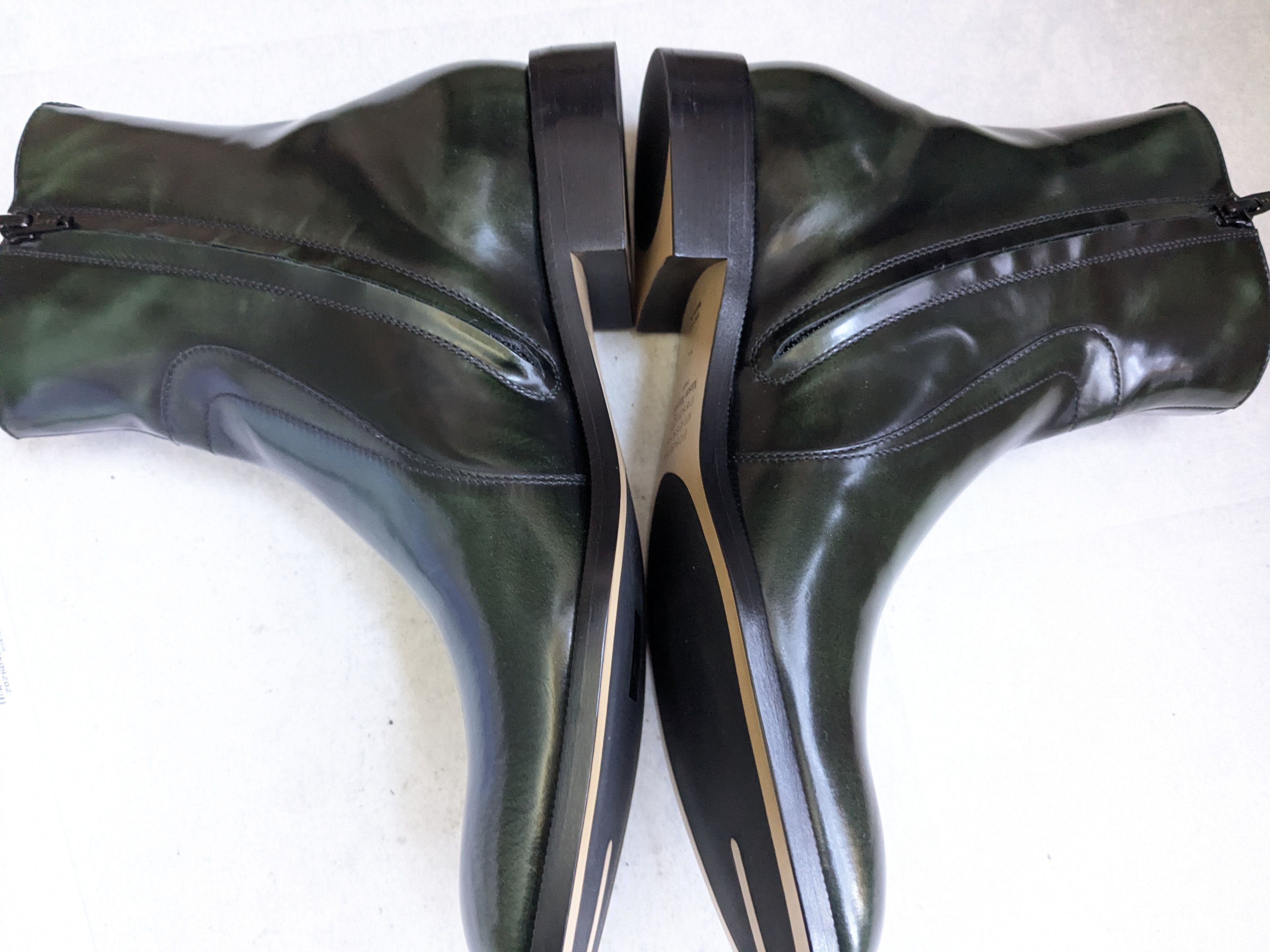 Maison Margiela Maison Margiela Side Zip Boots Green Black 10 43 Size US 10 / EU 43 - 12 Thumbnail