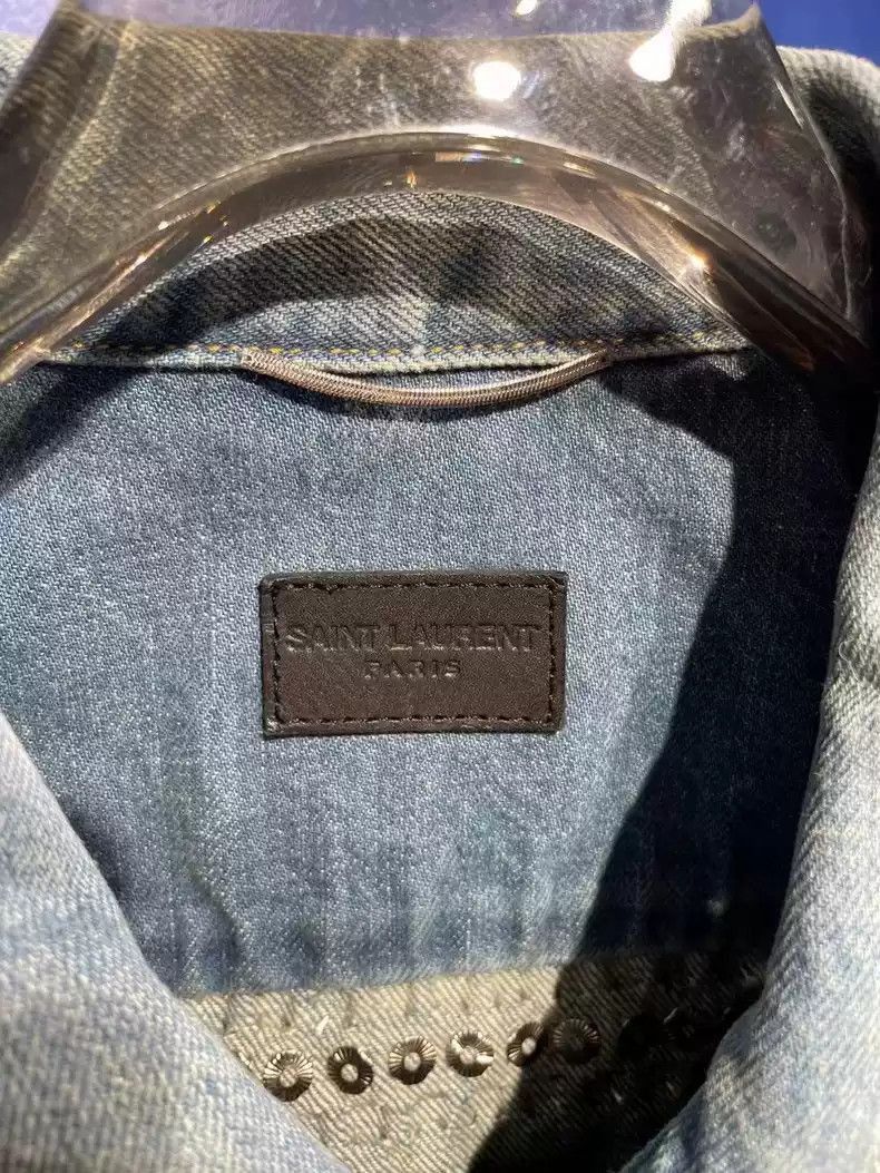 Saint Laurent Paris Saint Laurent Paris Diamond denim jacket-2505 Size US L / EU 52-54 / 3 - 6 Thumbnail