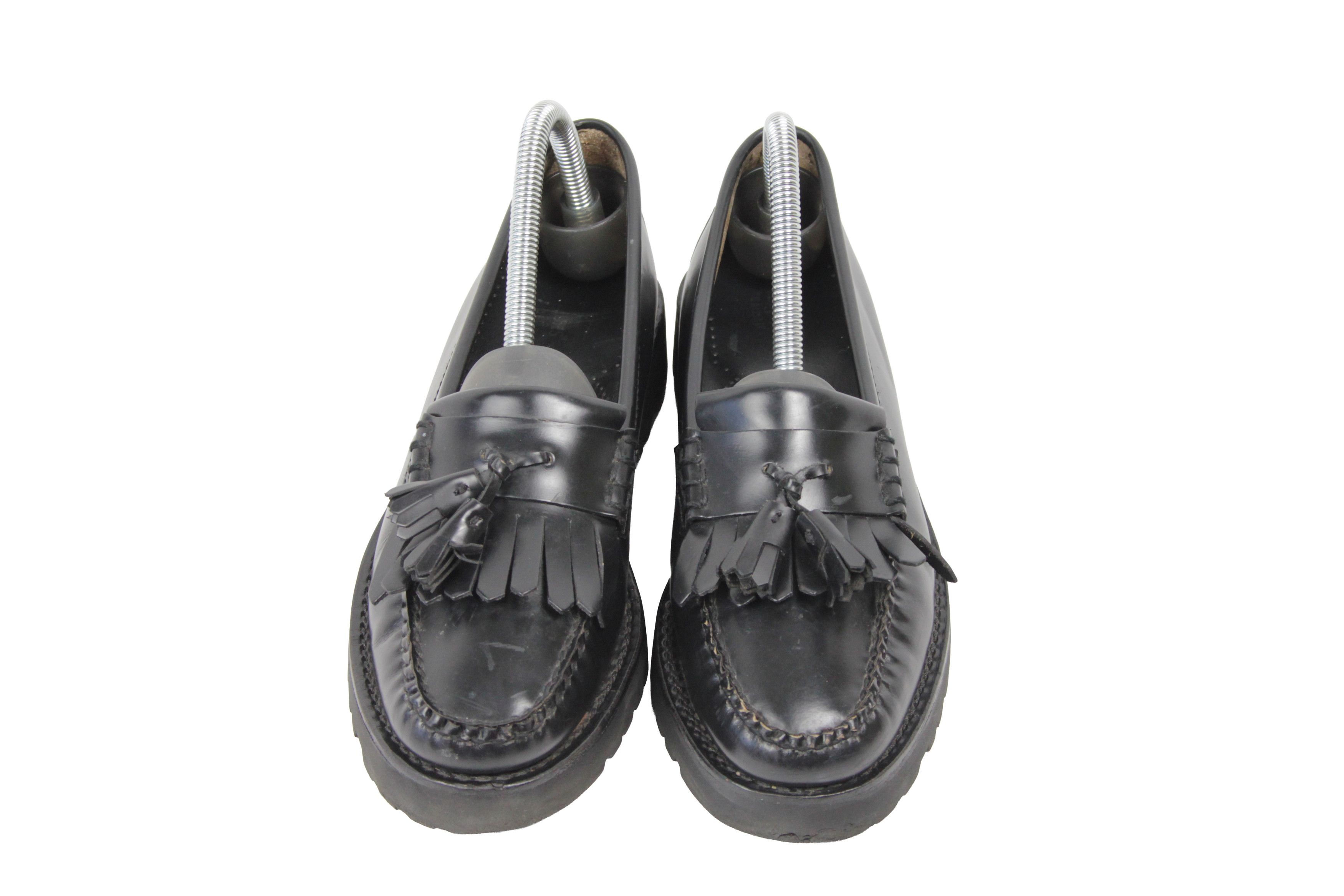 G.H. Bass & Co. Weejuns 90S Esther Kiltie Tassel Lug Sole Patent Loafers Size US 8 / IT 38 - 7 Thumbnail