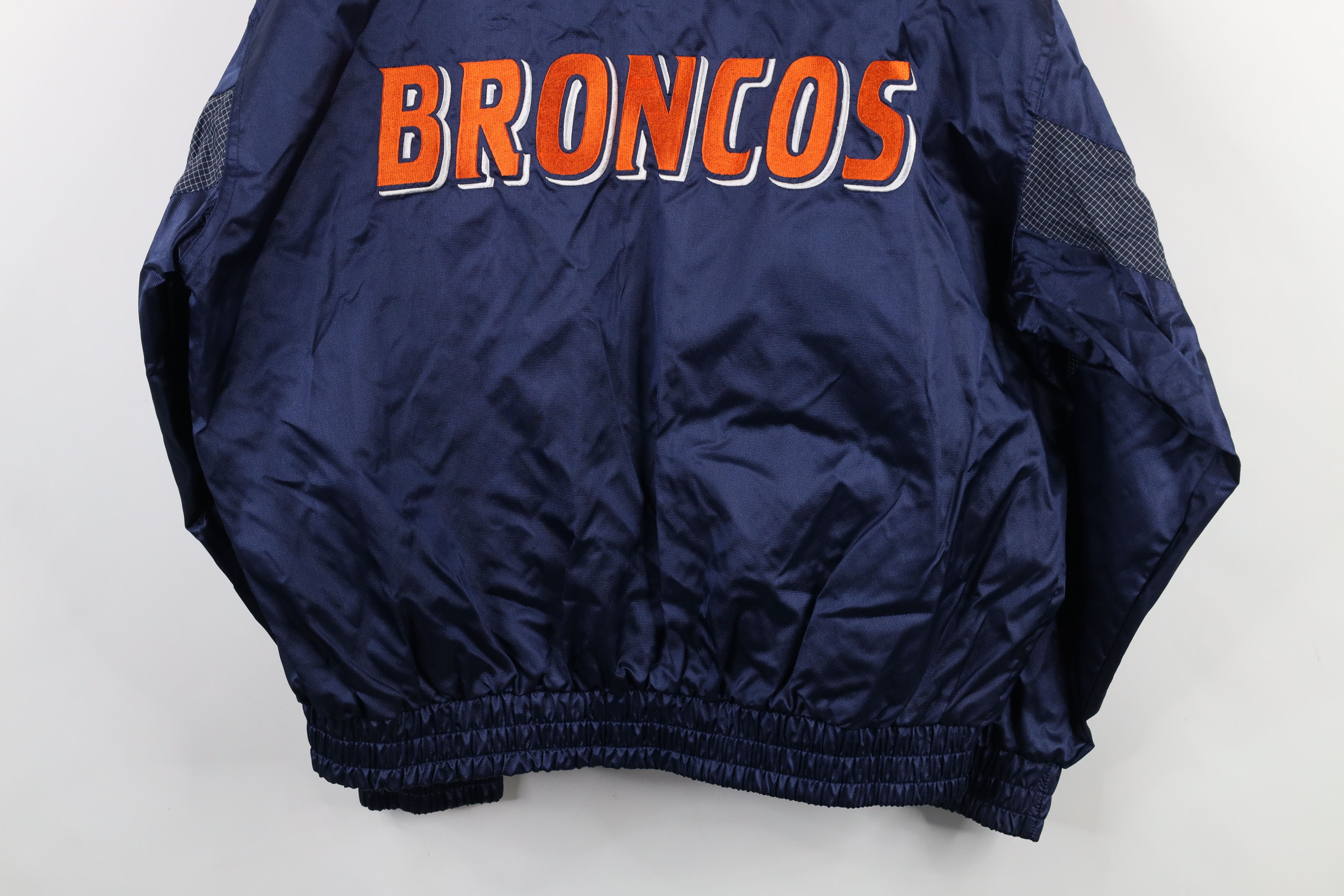 Vintage Vintage 90s NFL Pro Line Broncos Football Windbreaker Jacket Size US XL / EU 56 / 4 - 18 Thumbnail