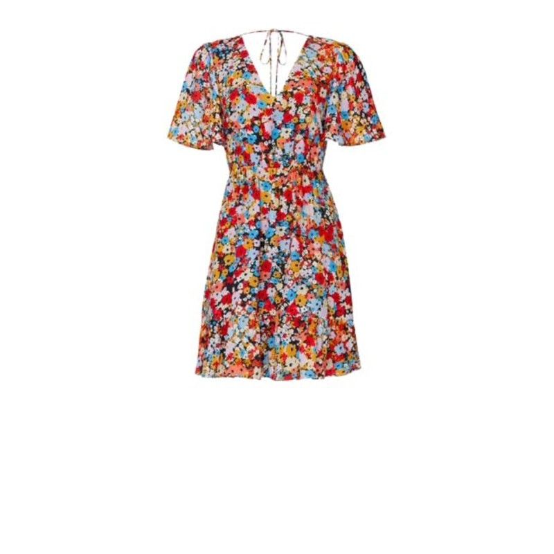 Rebecca Minkoff Rebecca Minkoff “Sorcha” Floral Deep-V Mini Dress – Size XS Size XS / US 0-2 / IT 36-38 - 9 Thumbnail