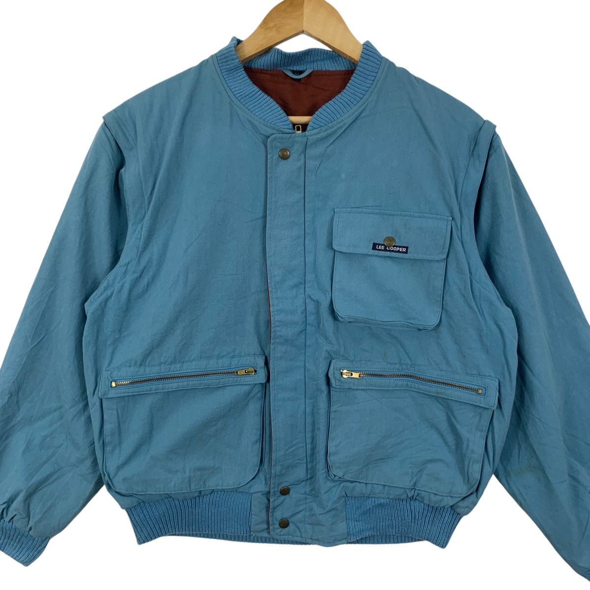 Lee Vintage 80’ LEE COOPER Cafe Racer Insulate Bomber Jacket Size US M / EU 48-50 / 2 - 6 Thumbnail