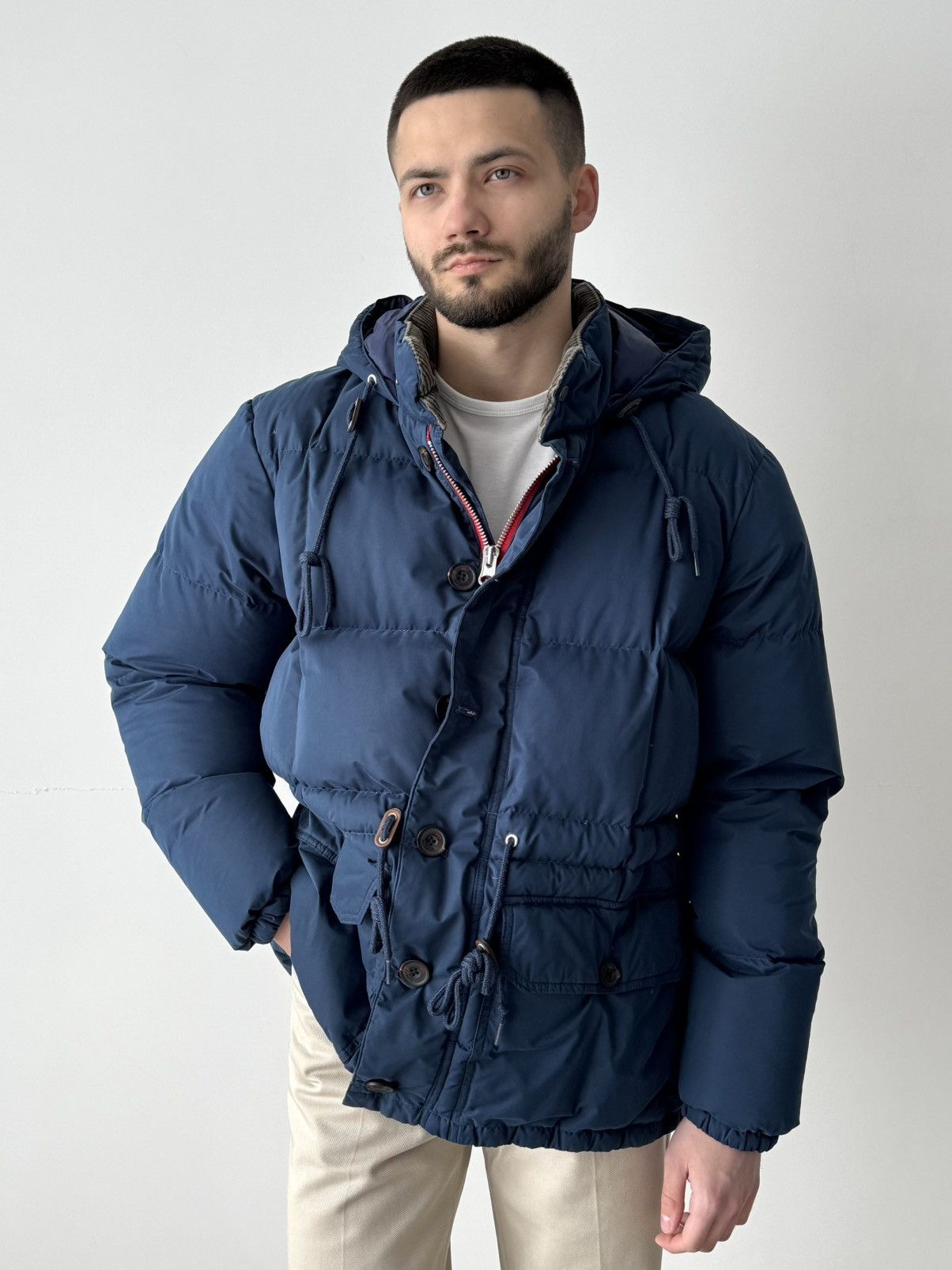 Hackett Hackett London Duck Down Puffer Jacket Size US L / EU 52-54 / 3 - 1 Thumbnail
