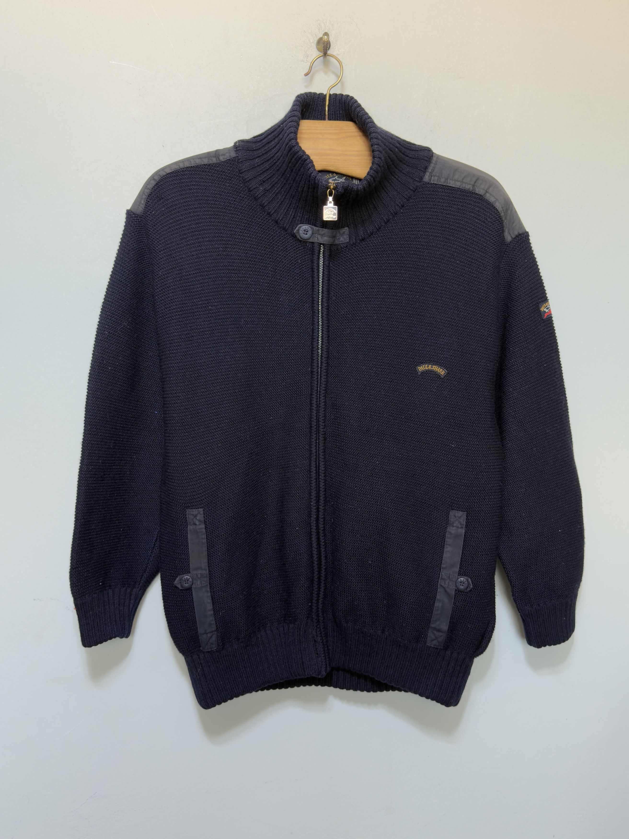 Paul & Shark 🔥 heavy knitting jacket zip up Paul and Shark size L Size US L / EU 52-54 / 3 - 1 Thumbnail