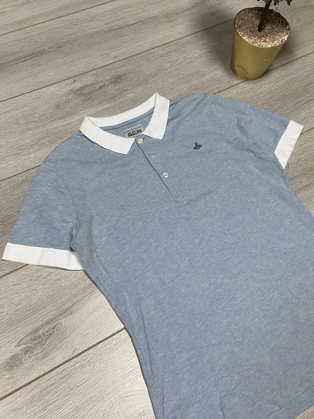 Vivienne Westwood Vivienne Westwood vintage small orb polo shirt Size US L / EU 52-54 / 3 - 3 Thumbnail