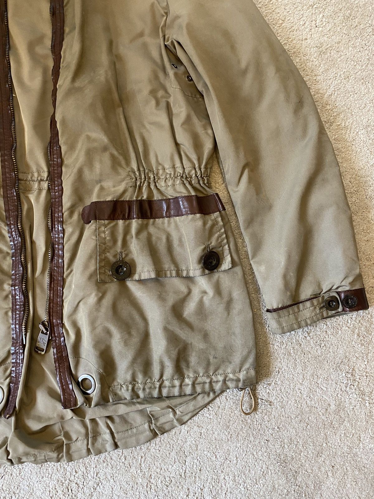Burberry RARE ORIGINAL BURBERRY MENS PARKA COAT ( WEATHER TREATED ) Size US S / EU 44-46 / 1 - 2 Thumbnail