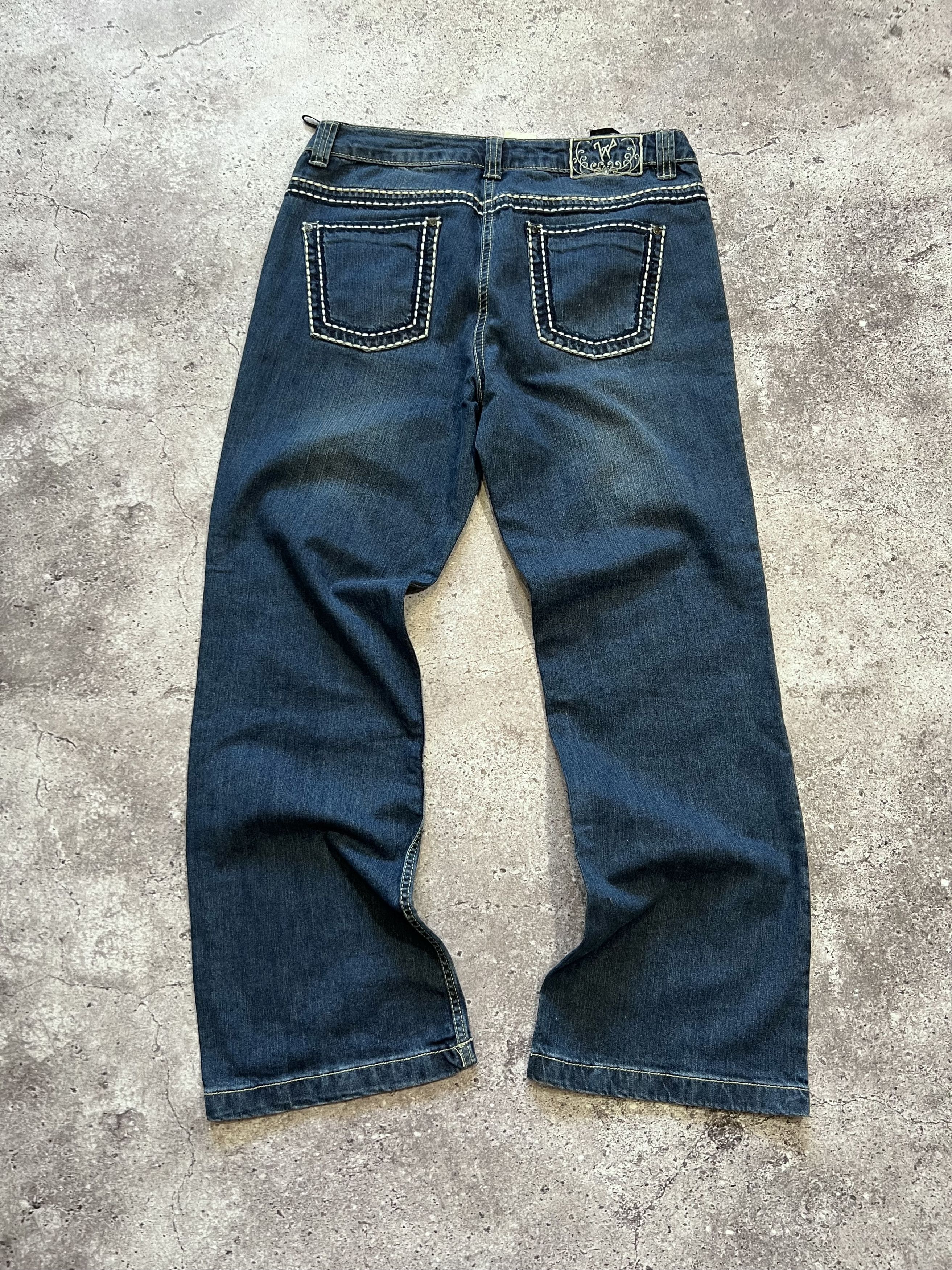 Hysteric Glamour × Japanese Brand 💥 HYSTERIC GLAMOUR BALENCIAGA STYLE JAPANESE JEANS Size US 32 / EU 48 - 3 Thumbnail