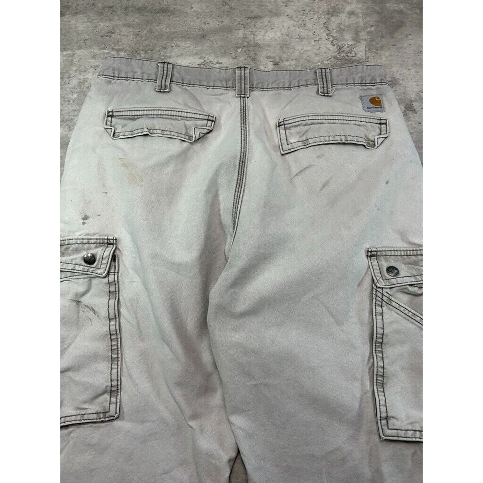 Carhartt Carhartt Relaxed Fit Canvas Workwear Cargo Pants Size 35 Size US 35 - 7 Thumbnail