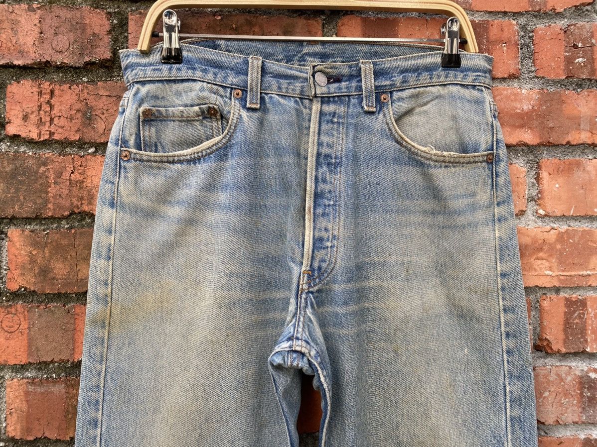 Levi's × Levi's Vintage Clothing × Vintage W33x30 Vintage levi's 501 made in USA Size US 33 - 3 Thumbnail