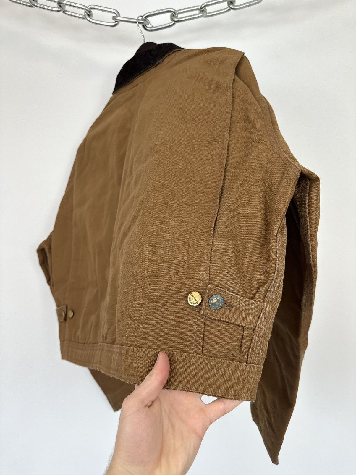 Carhartt Vintage 70s Carhartt USA Cropped Boxy Baggy Detroit Jacket Size US M / EU 48-50 / 2 - 16 Thumbnail