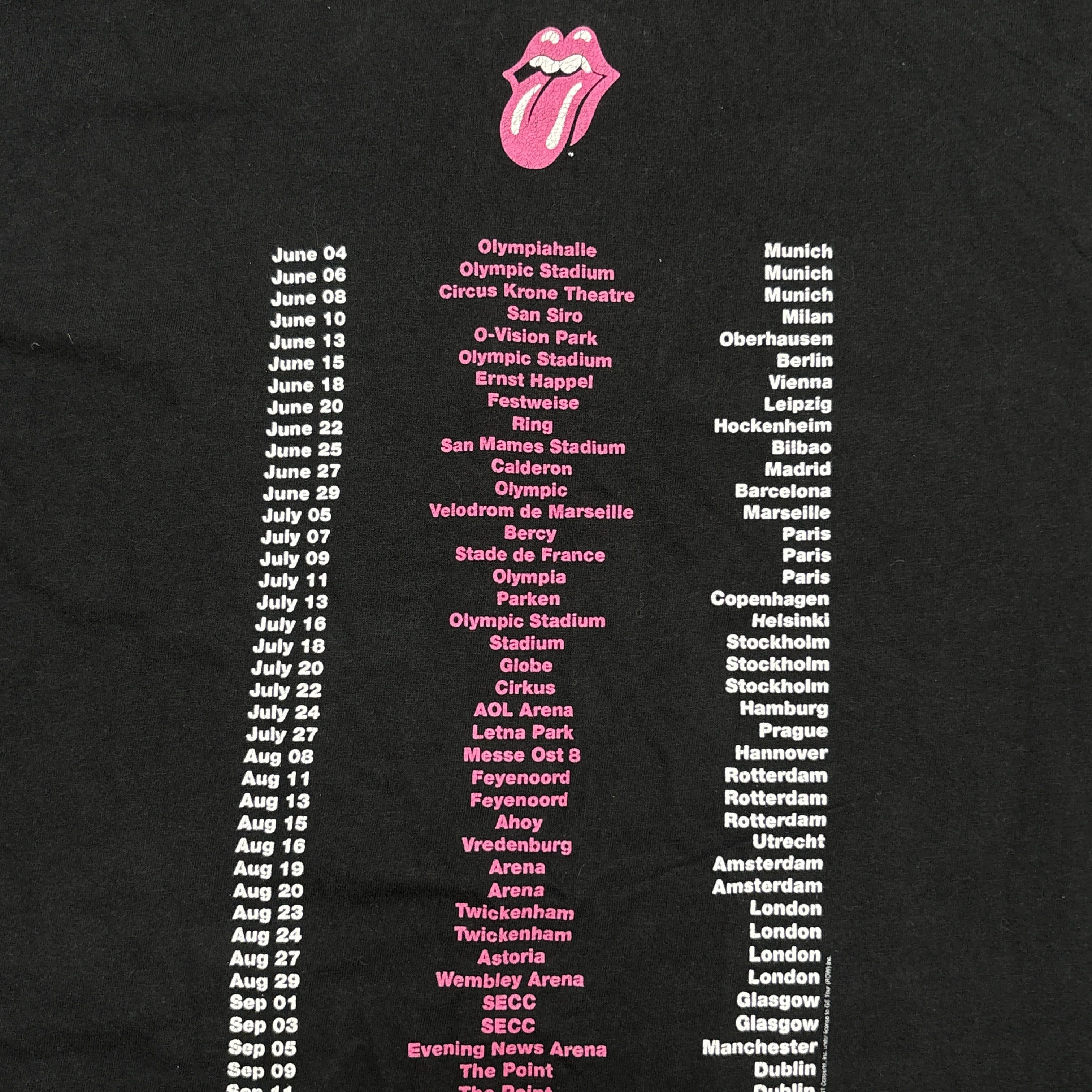 Band Tees Vintage Rolling Stones Shirt 2002 Tour Concert Rock Band Tee Size US L / EU 52-54 / 3 - 13 Thumbnail