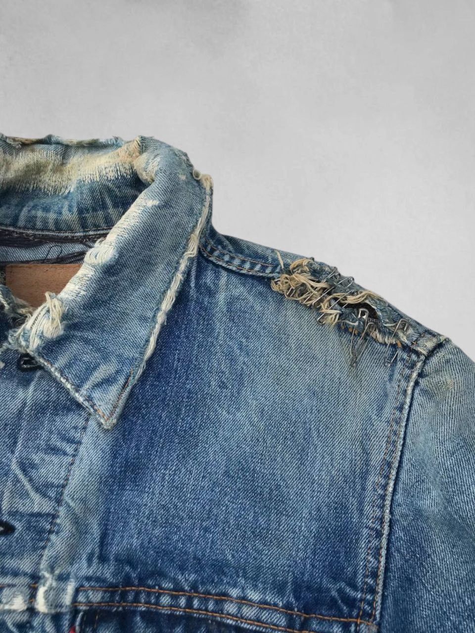 Levi's HOLY THRASH🔥 Vintage 60s/70s Levi’s Big E Blanket Lined Size US M / EU 48-50 / 2 - 11 Thumbnail