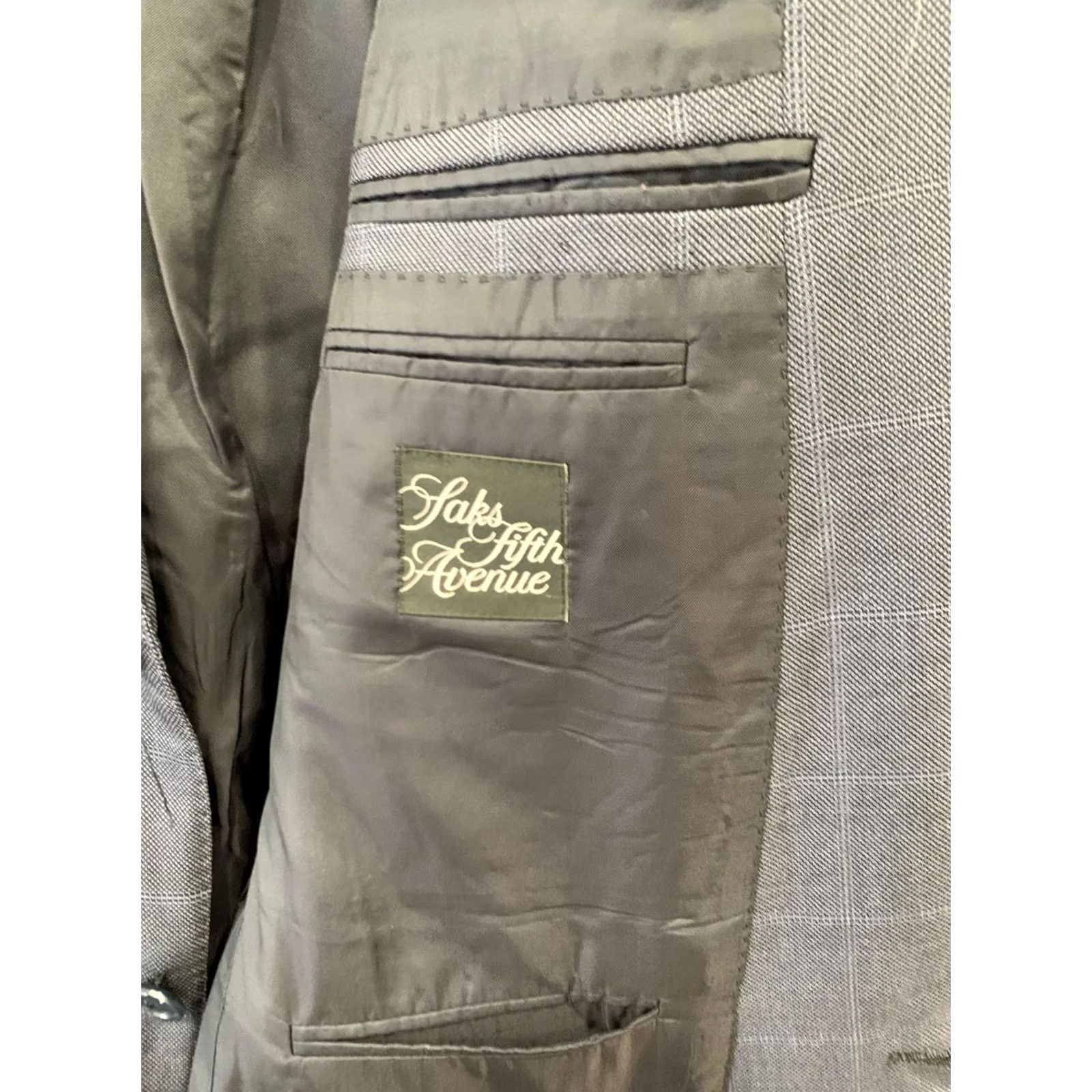 Ermenegildo Zegna Ermenegildo Zegna Trofeo 600 Blazer 42R US Mens Wool Silk Gray 2 Piece Saks Fifth Avenue Size 42R - 4 Thumbnail