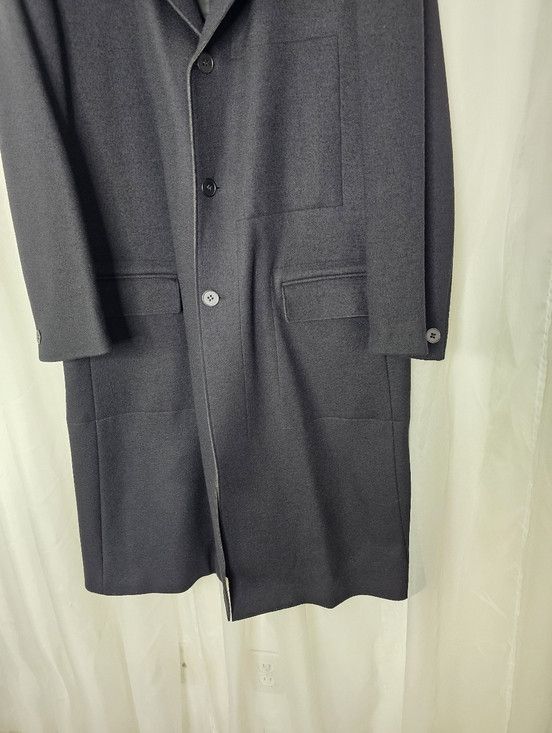 Marithe + Francois Girbaud Marithé + François Girbaud Vintage Black Wool Overcoat Size US L / EU 52-54 / 3 - 3 Thumbnail