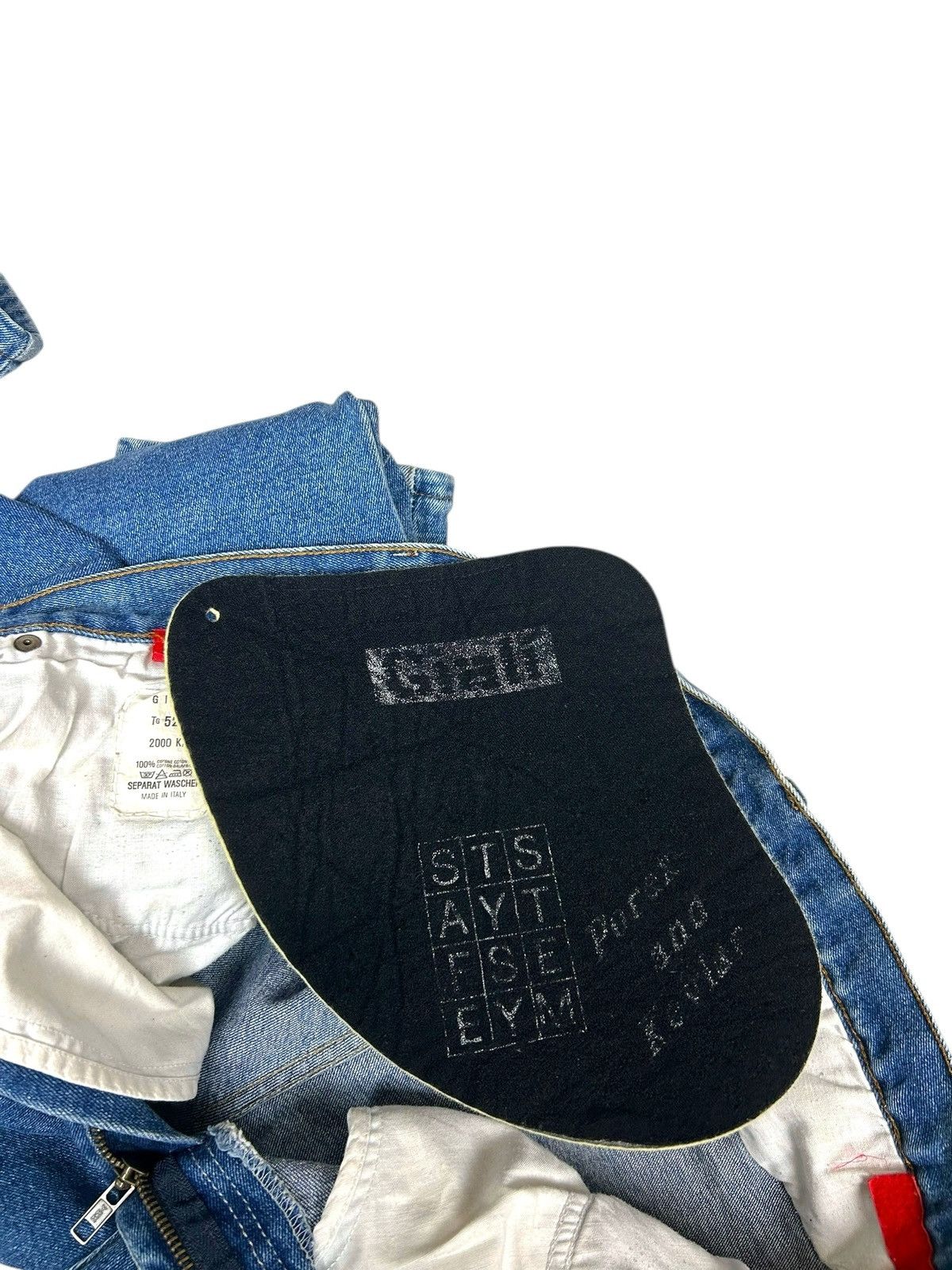 Vintage Vintage Giali Kevlar Motorcycle Denim Jeans Drake y2k racing Size US 33 - 7 Thumbnail