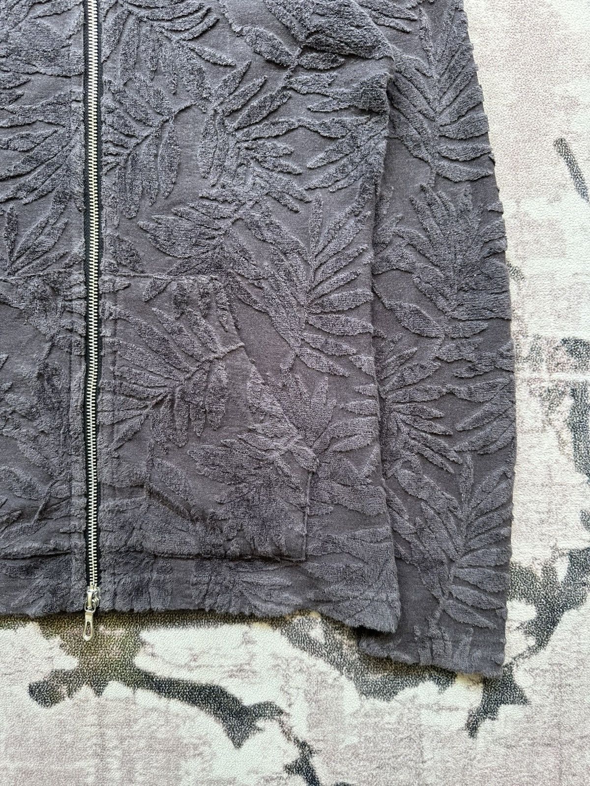 5351 POUR LES HOMMES 5351 Pour Les Hommes embossed fleece zipper hoodie Size US M / EU 48-50 / 2 - 8 Thumbnail