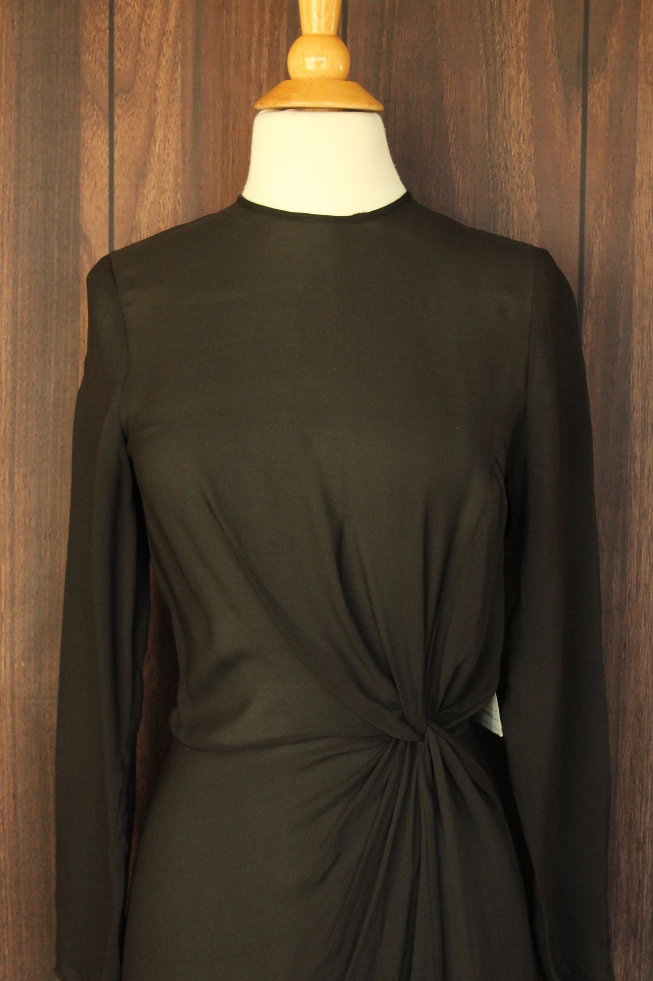 Anine Bing Anine Bing New With Tags Black Dress, Sz Small, Silk Chiffon Size S / US 4 / IT 40 - 3 Thumbnail