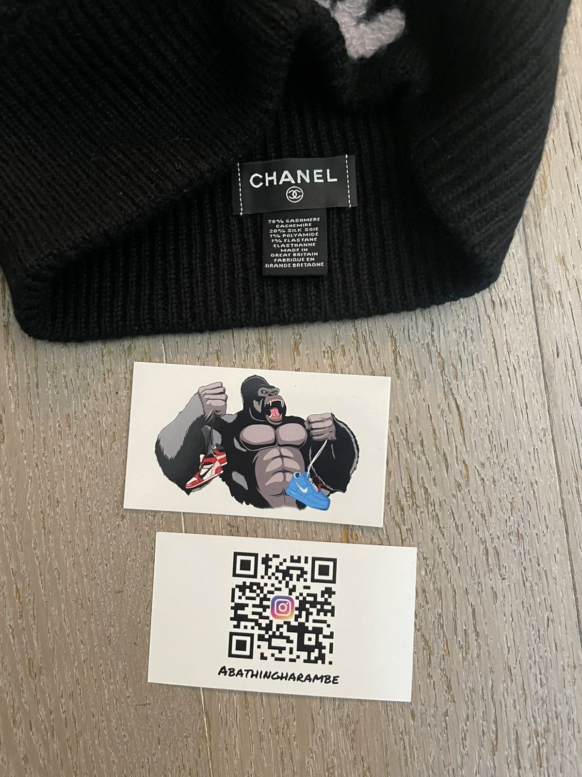 Chanel Chanel Cashmere CC Beanie Size ONE SIZE - 4 Thumbnail