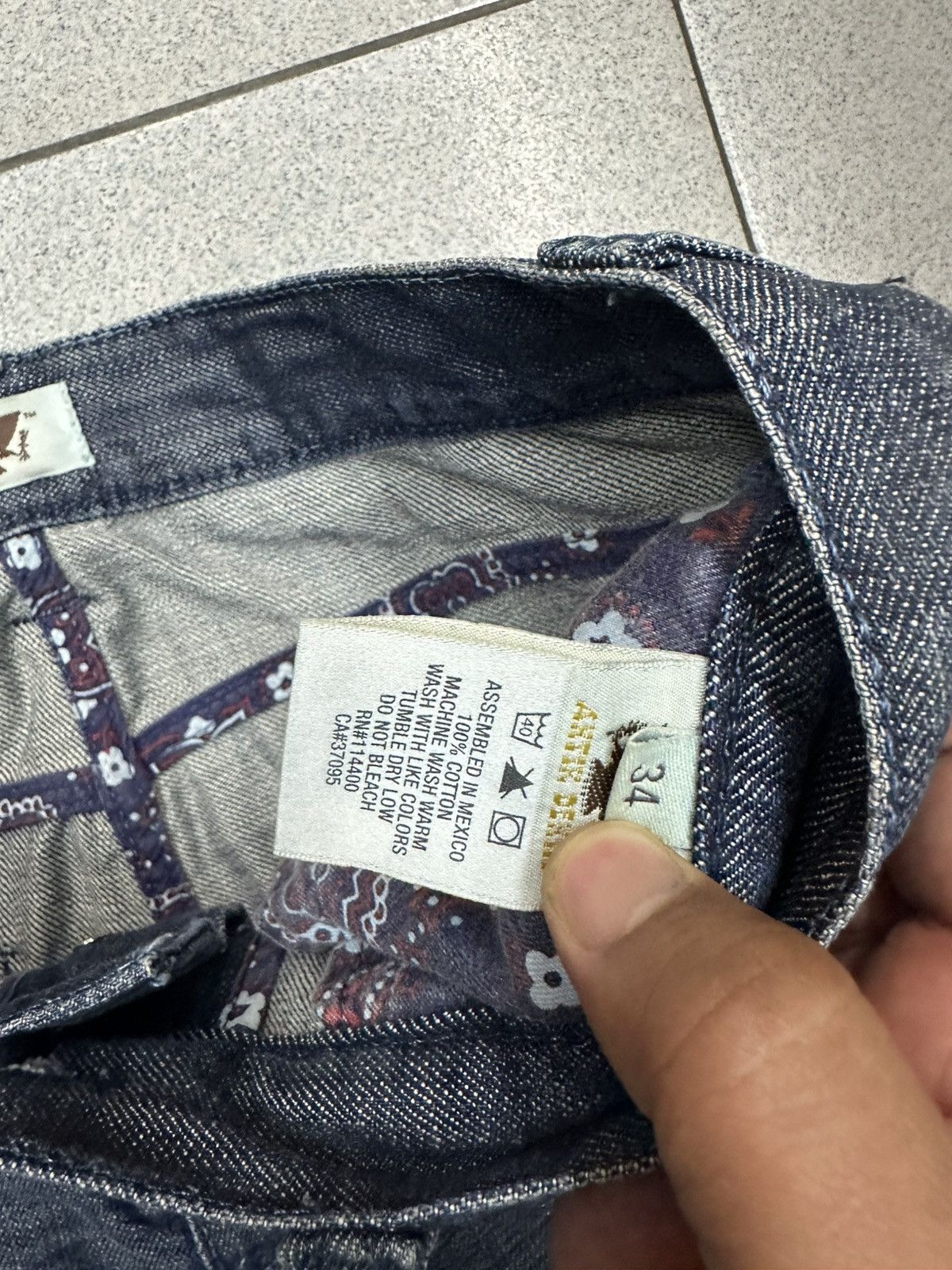 Japanese Brand × Vintage VTG ANTIQUE Denim Pants Size US 36 / EU 52 - 10 Thumbnail