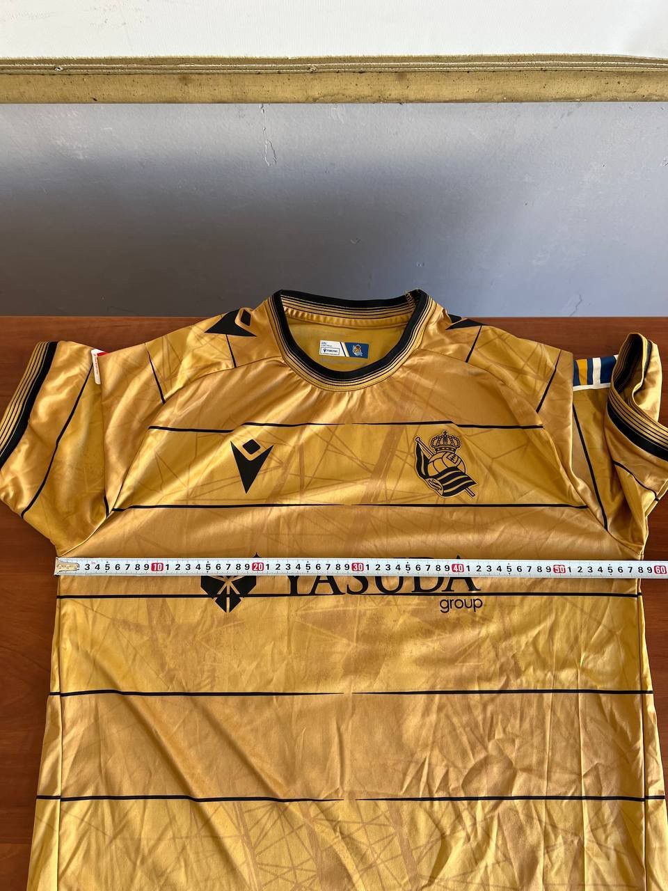 Macron 2025 REAL SOCIEDAD #4 MATCH WORN SOCCER JERSEY SHIRT RARE Size US XXL / EU 58 / 5 - 19 Thumbnail