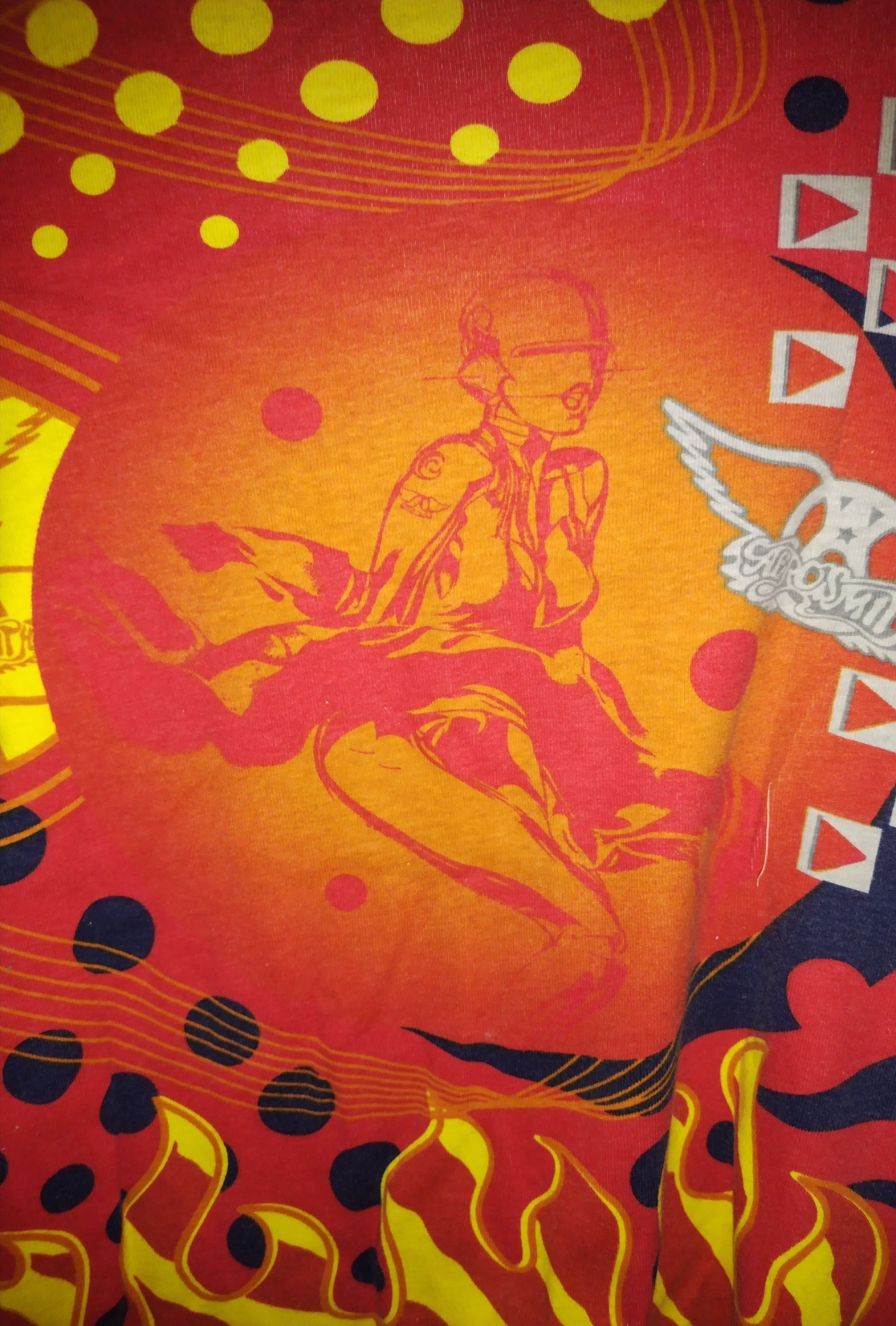 Band Tees Rare Vintage Aerosmith Full Print L/Sleeve Tshirt Size US S / EU 44-46 / 1 - 6 Thumbnail