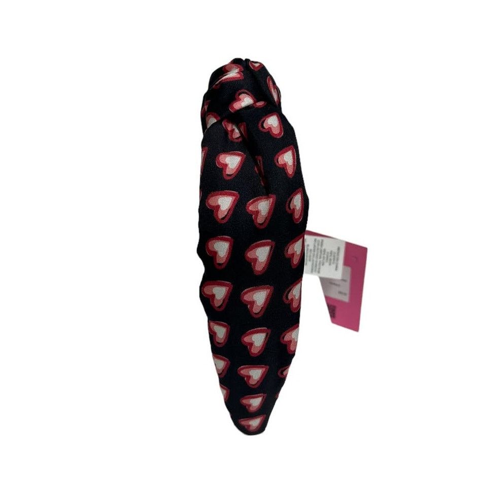 Kate Spade Kate spade Heart Print twisted knot silk headband Size ONE SIZE - 7 Thumbnail