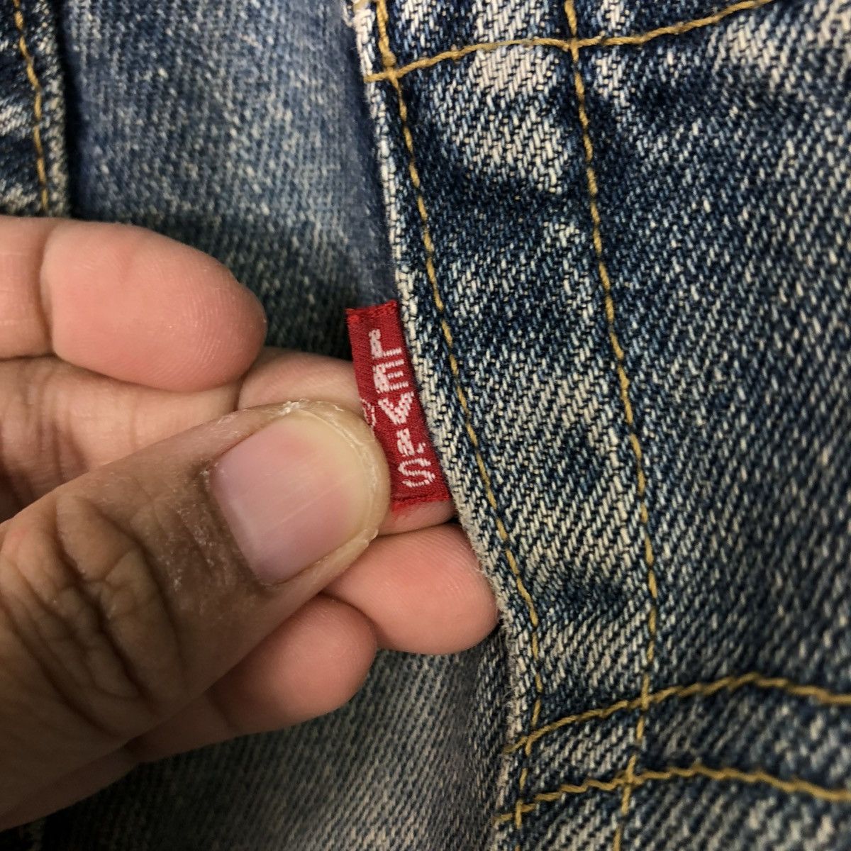 Levi's 🔥VINTAGE REPRODUCTION LEVI’S BIG E REDLINE JEANS LOT 503B Size US 28 / EU 44 - 17 Thumbnail