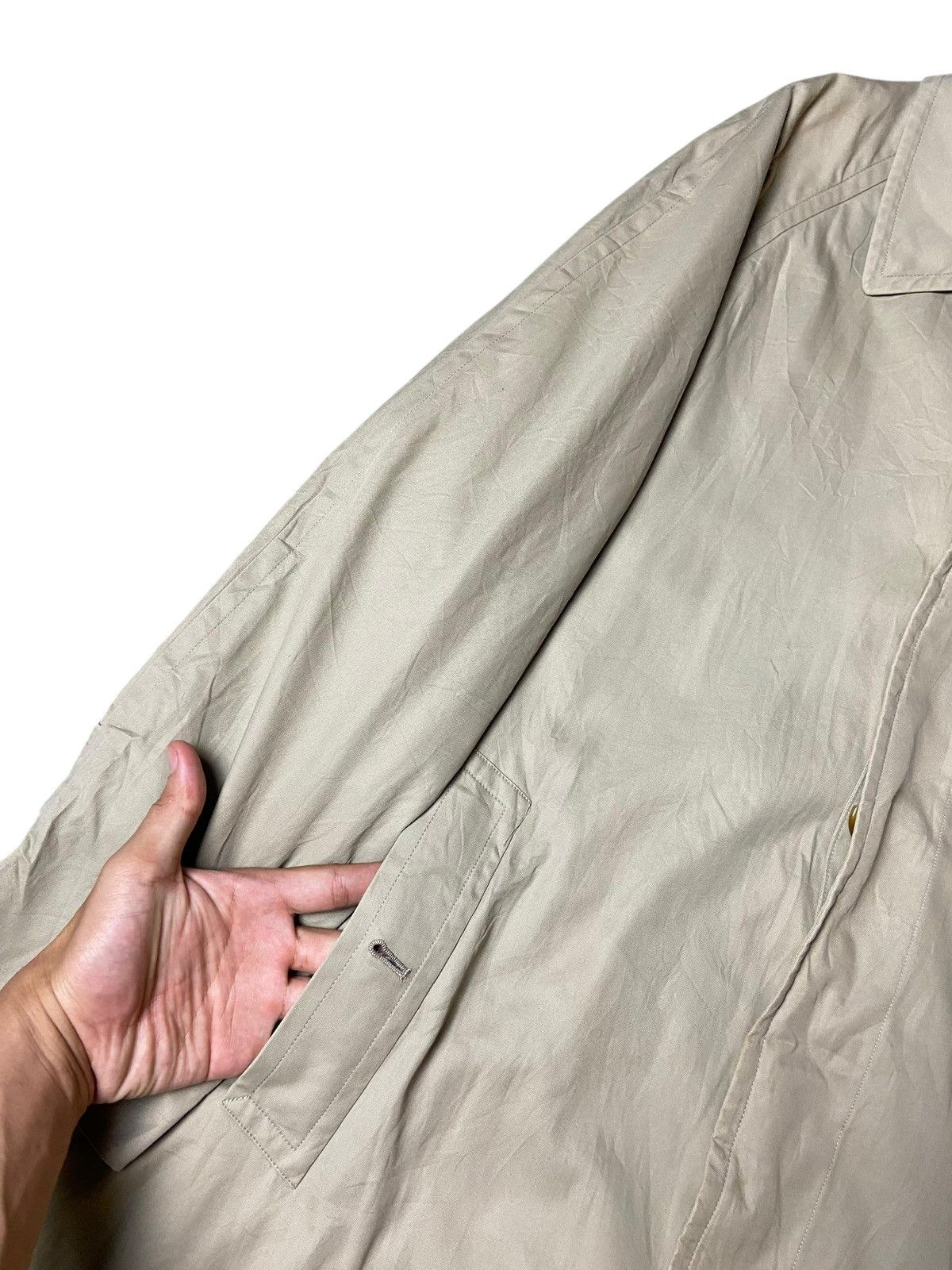 Burberry × Designer × Vintage Vintage BURBERRY’S Hidden Button Long Jacket (122) Size US S / EU 44-46 / 1 - 3 Thumbnail
