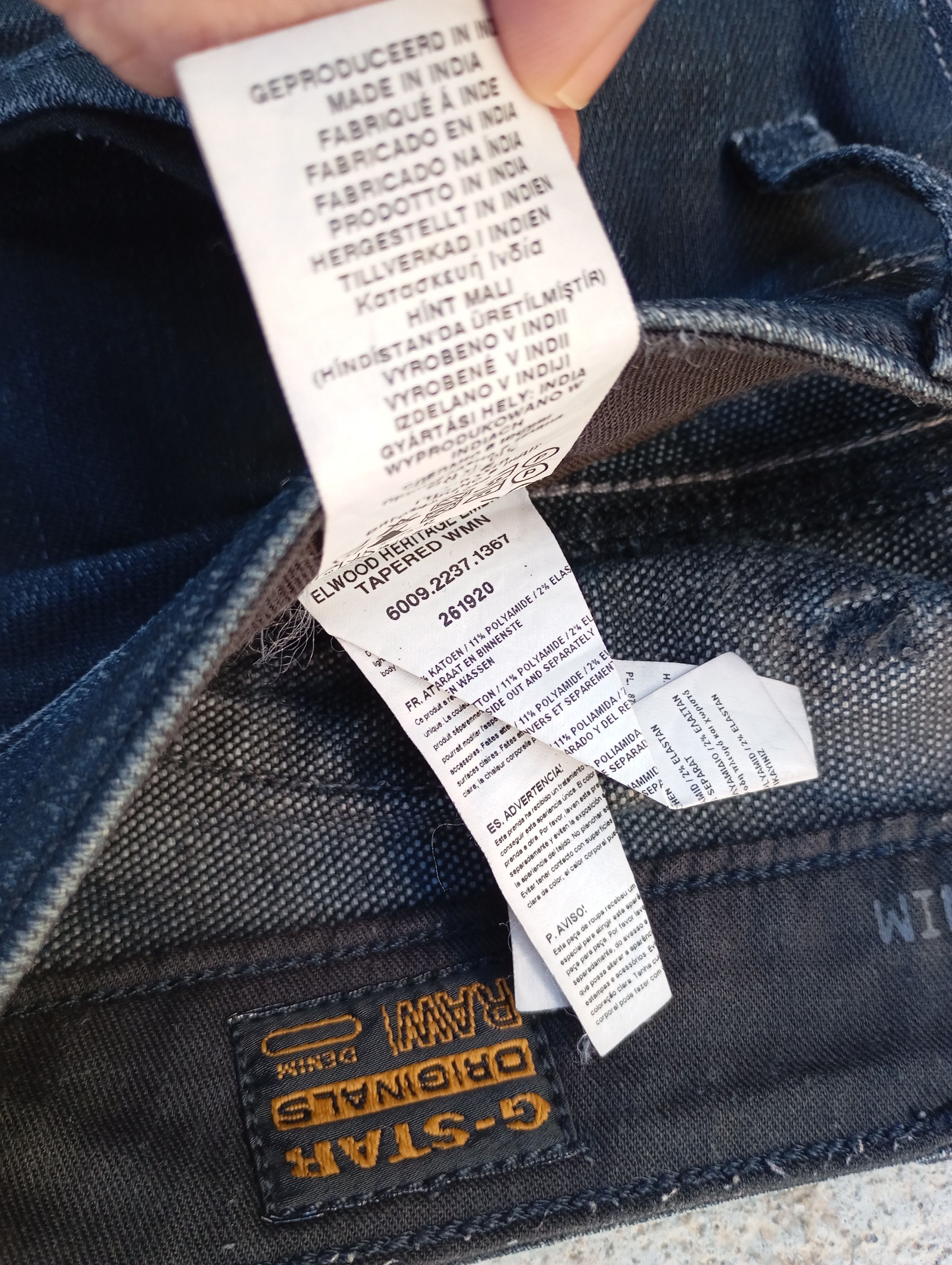 G-Star GStar Raw 5620 Elwood Heritage Embro Tapered Pants Carhartt Size US 27 - 14 Thumbnail