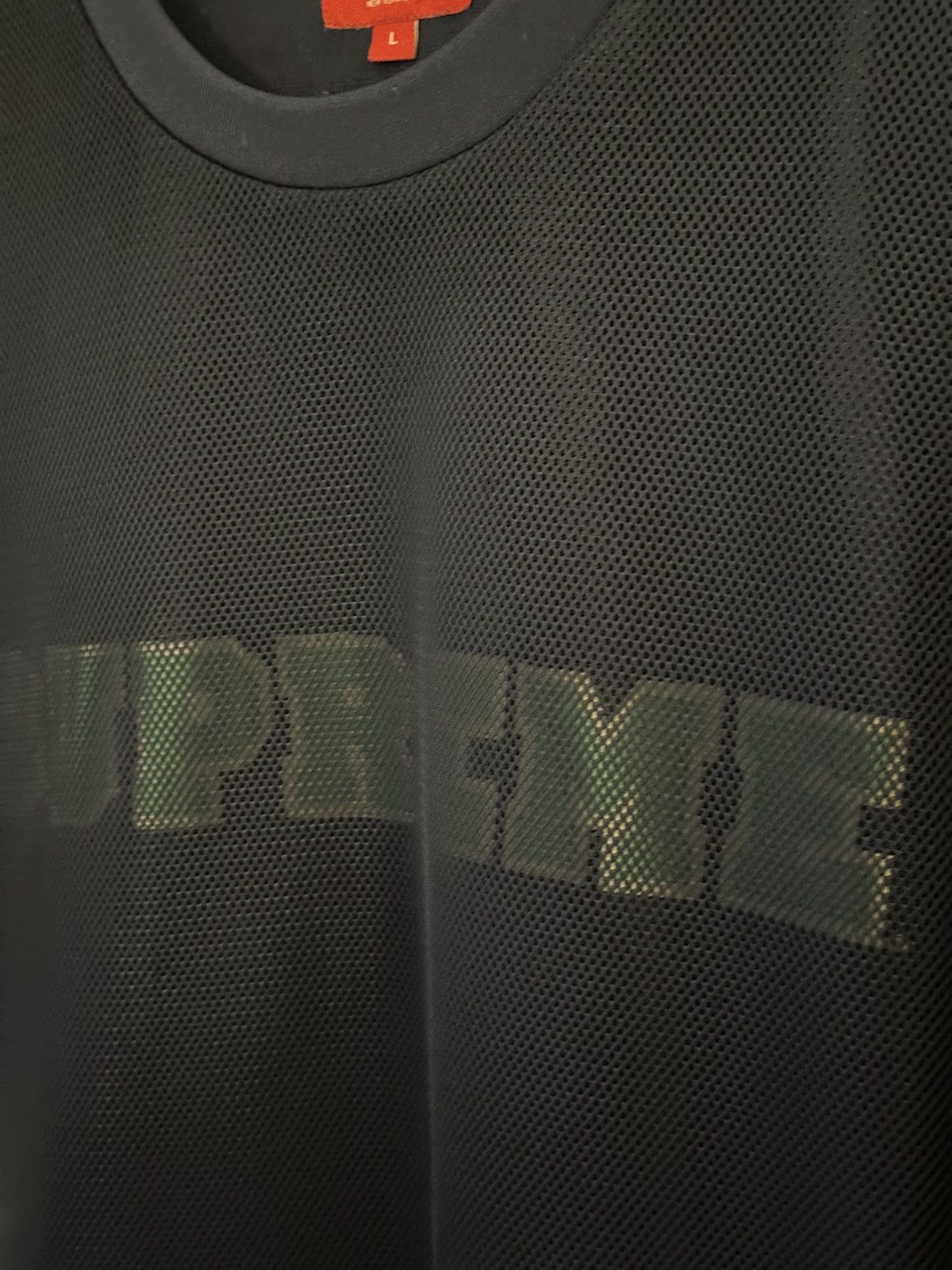 Supreme Supreme Dazzle Mesh S/S Top Tee Size US L / EU 52-54 / 3 - 4 Thumbnail