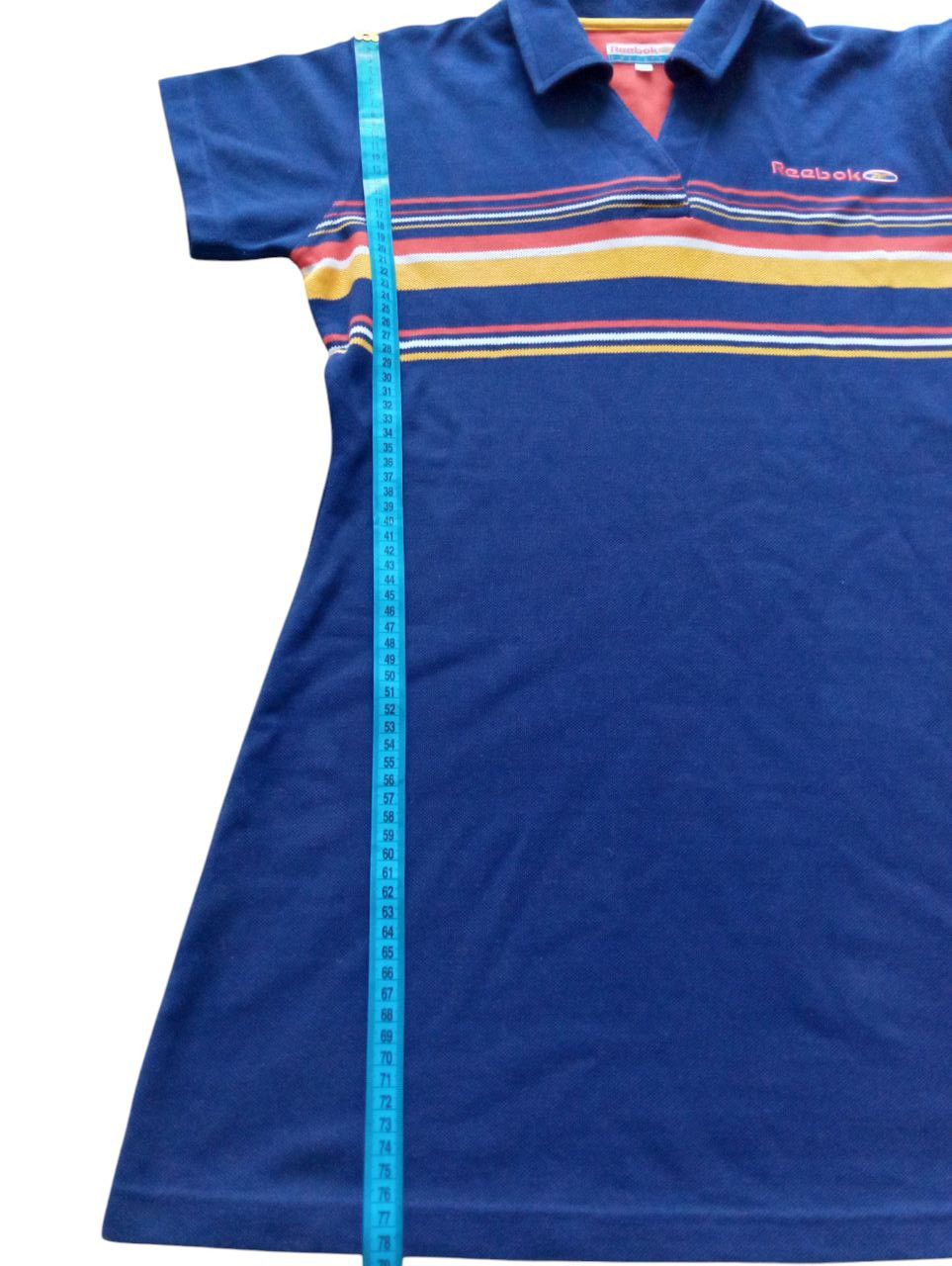 Reebok Vintage Reebok Freestyle Polo Dress Navy Striped Size 14 Size M / US 6-8 / IT 42-44 - 6 Thumbnail